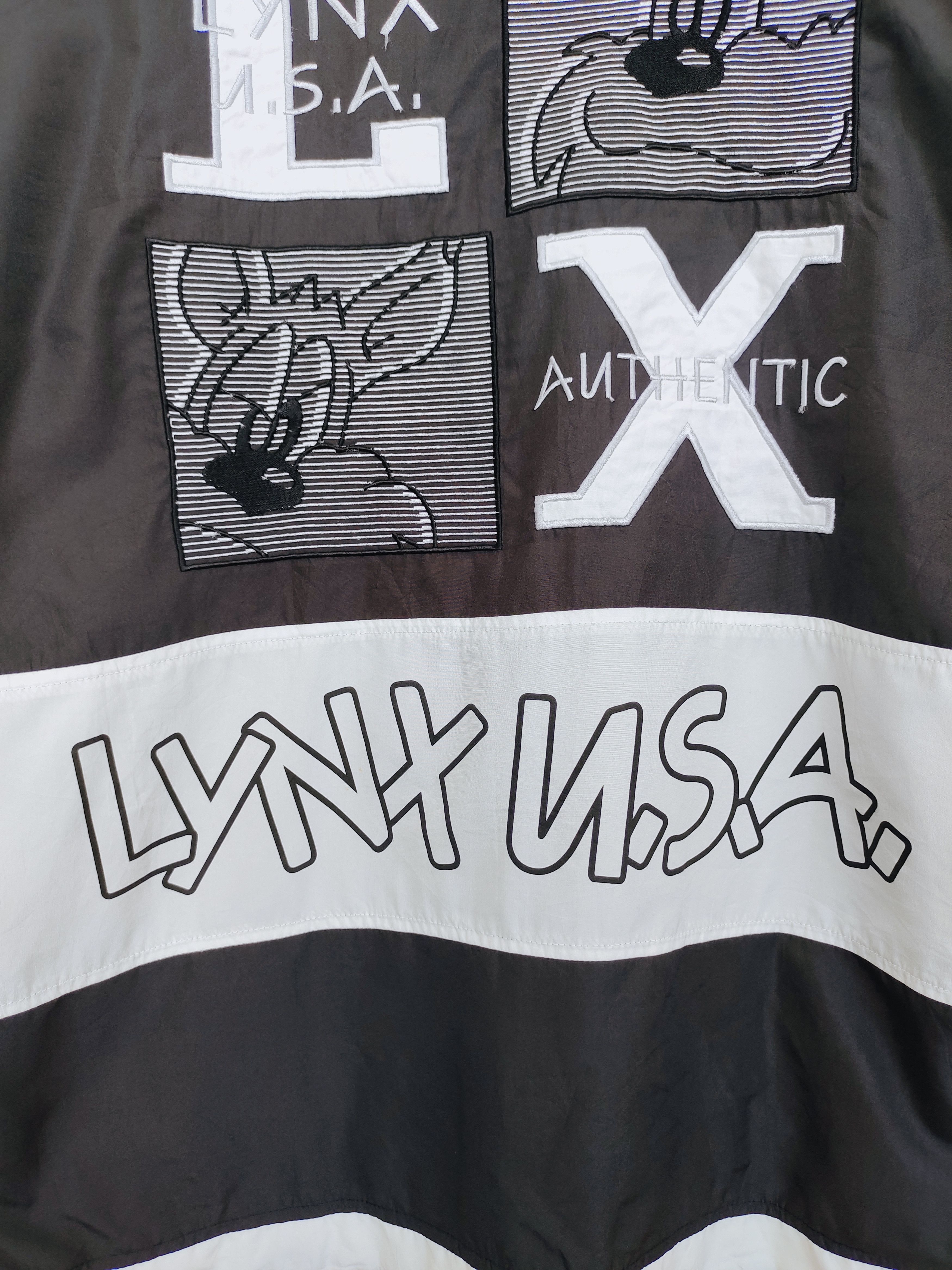 Vintage Vintage 90s LYNX USA Embroidered Cartoon Windbreaker Size US M / EU 48-50 / 2 - 13 Thumbnail