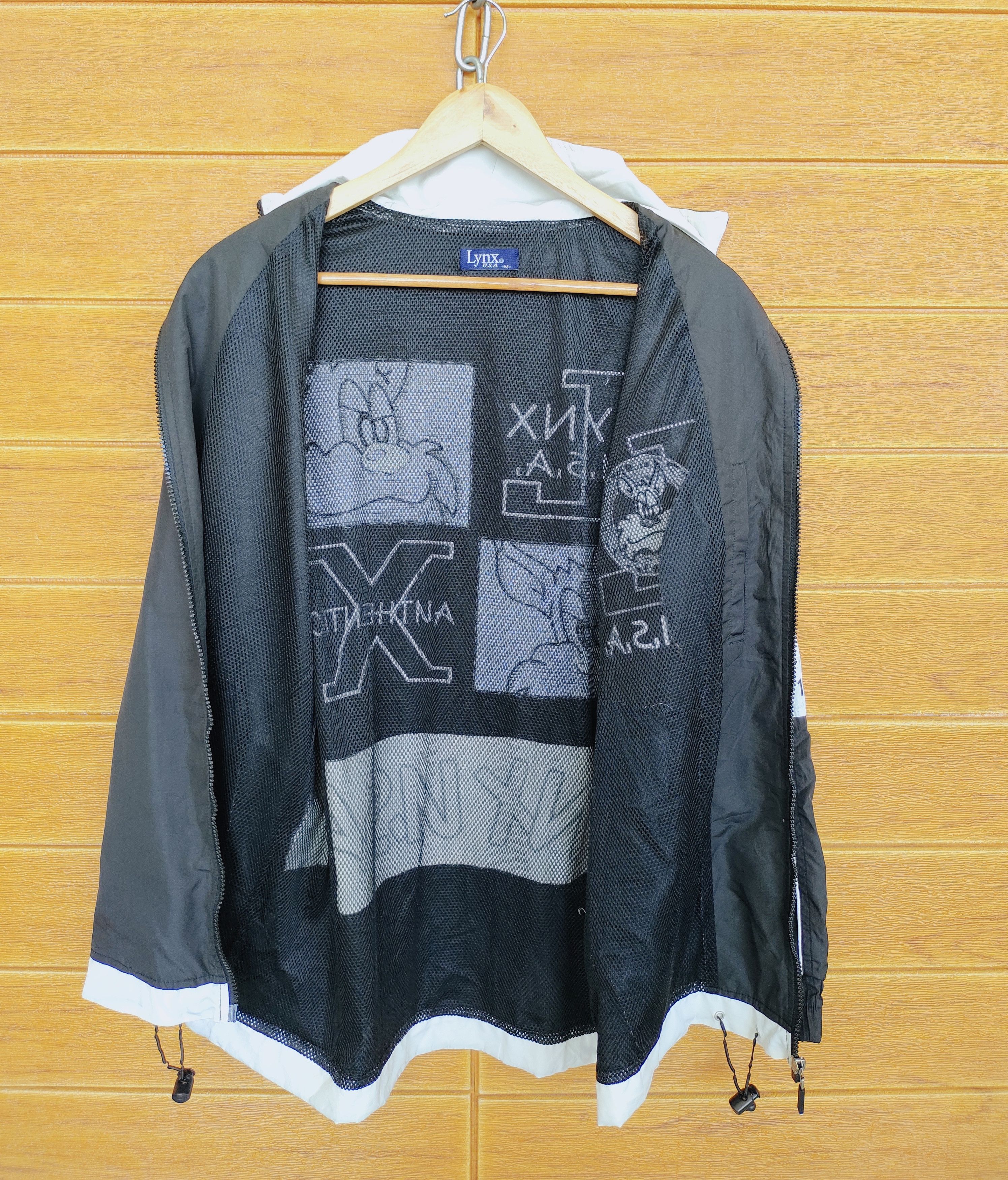 Vintage Vintage 90s LYNX USA Embroidered Cartoon Windbreaker Size US M / EU 48-50 / 2 - 15 Thumbnail