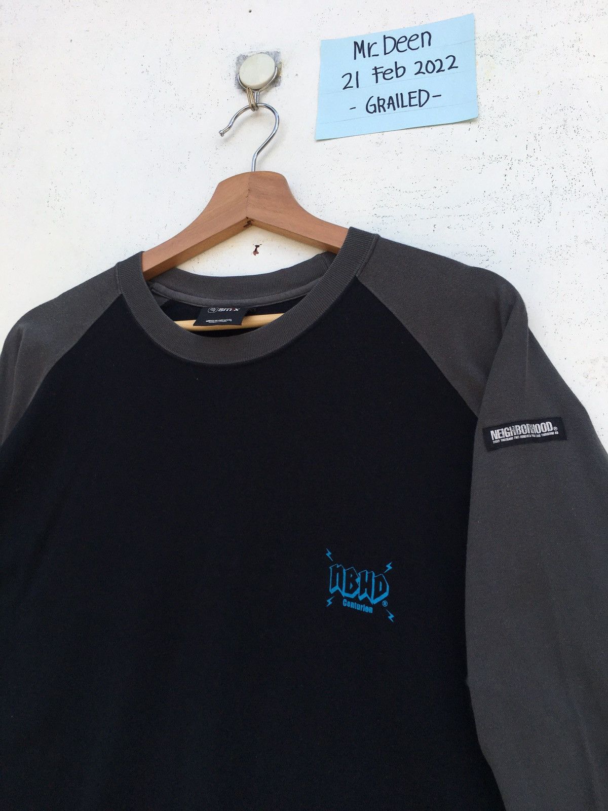 Neighborhood SS02 NBHD Neigborhood Spellout 3/4 Long Sleeve Shirt Size US L / EU 52-54 / 3 - 12 Thumbnail