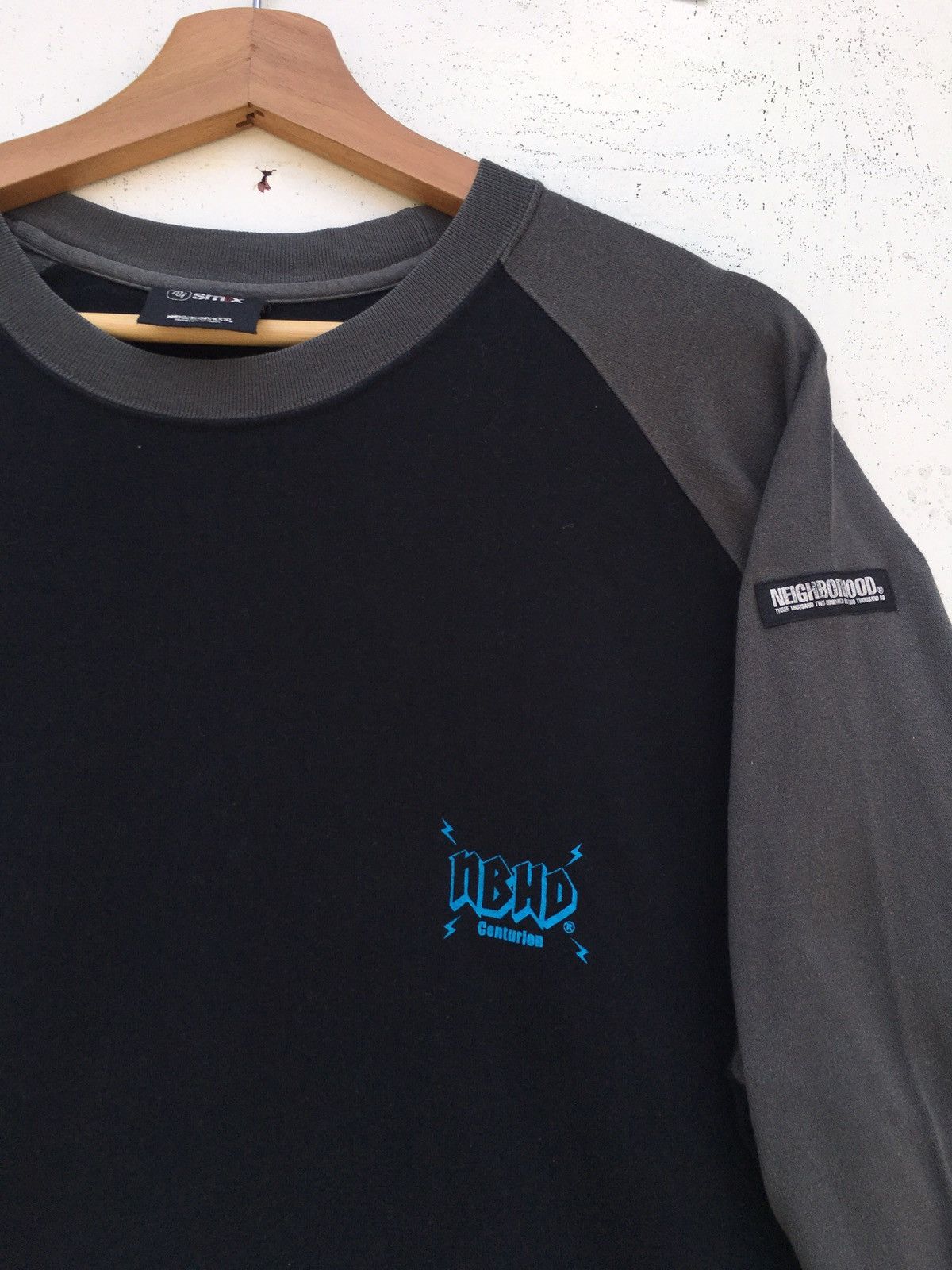 Neighborhood SS02 NBHD Neigborhood Spellout 3/4 Long Sleeve Shirt Size US L / EU 52-54 / 3 - 13 Thumbnail