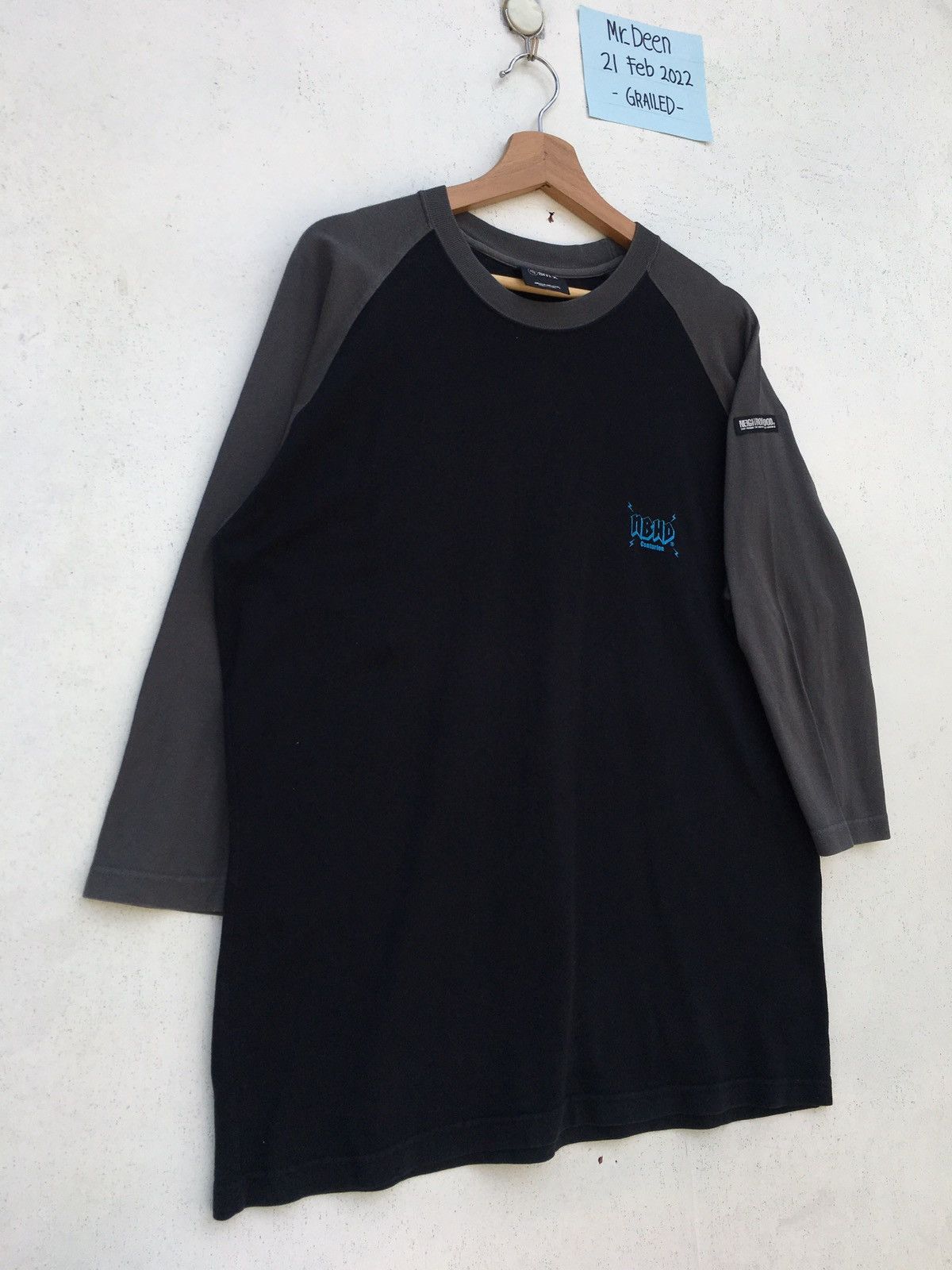 Neighborhood SS02 NBHD Neigborhood Spellout 3/4 Long Sleeve Shirt Size US L / EU 52-54 / 3 - 10 Thumbnail