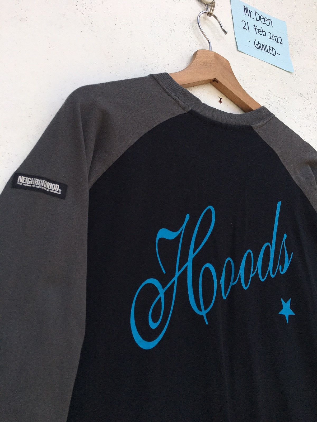Neighborhood SS02 NBHD Neigborhood Spellout 3/4 Long Sleeve Shirt Size US L / EU 52-54 / 3 - 7 Thumbnail
