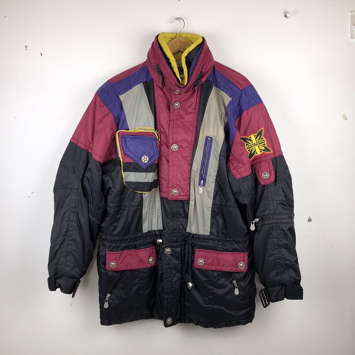 RUDOLPH VALENTINO Multicolor Ski Wear Jacket
