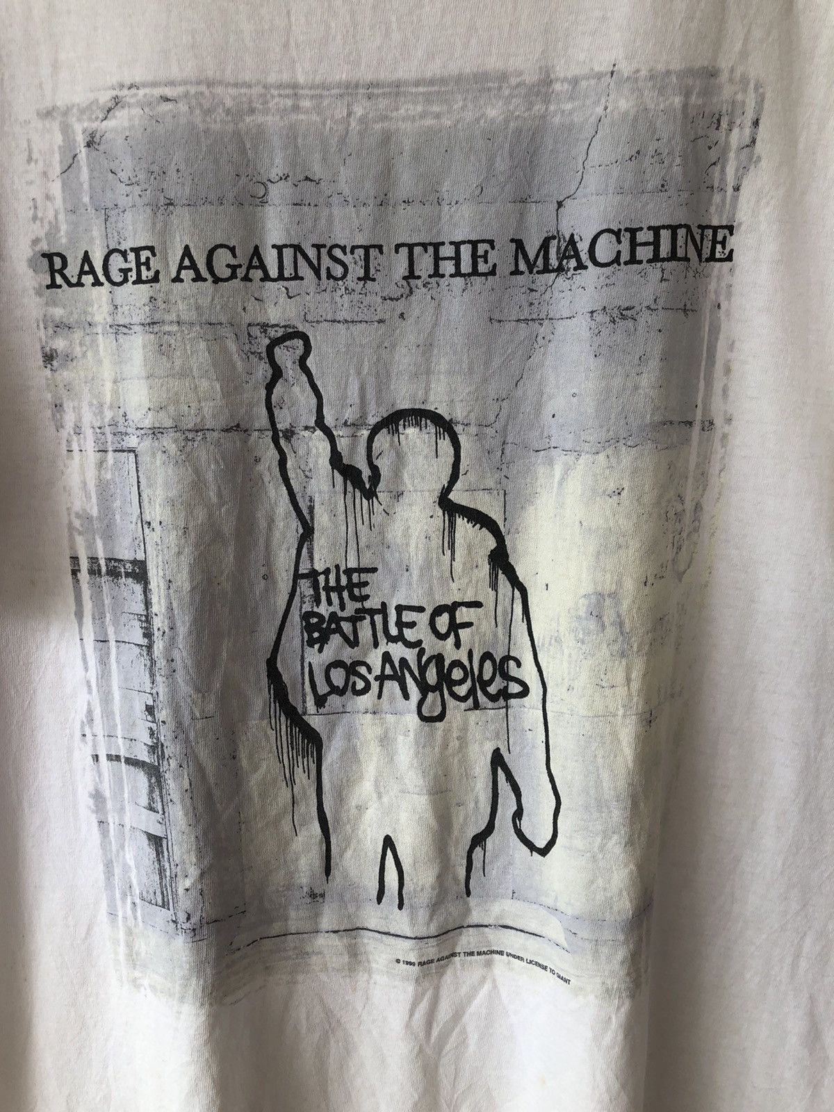 Band Tees × Rage Against The Machine × Vintage Vintage 90s Rage Against The Machine Album Promo Tee Size US L / EU 52-54 / 3 - 3 Thumbnail