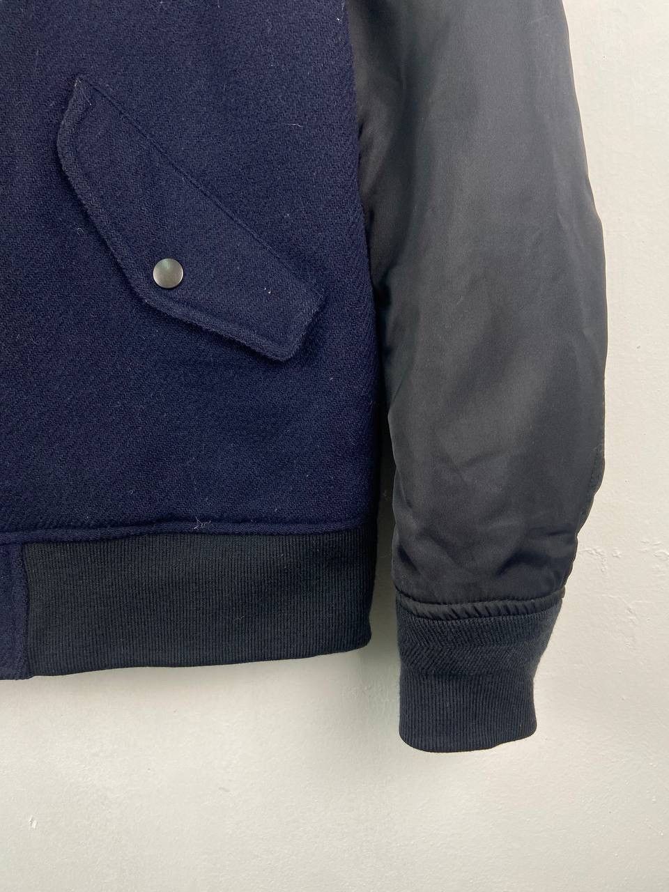Japanese Brand Vintage Slick Navy Blue Varsity Jacket Size US M / EU 48-50 / 2 - 9 Thumbnail