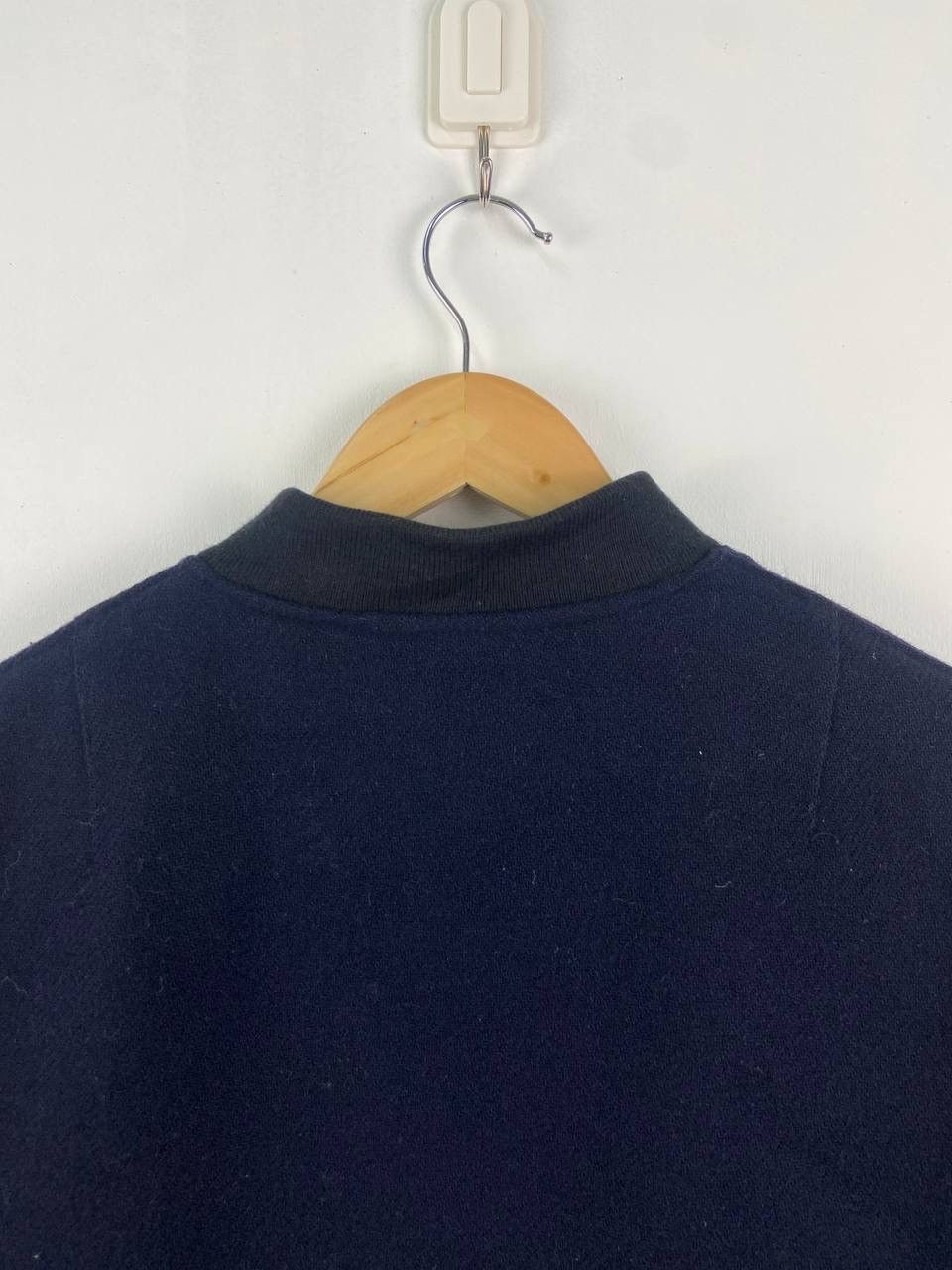 Japanese Brand Vintage Slick Navy Blue Varsity Jacket Size US M / EU 48-50 / 2 - 8 Thumbnail