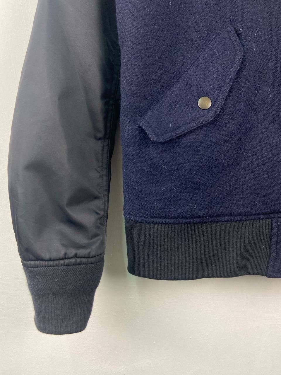 Japanese Brand Vintage Slick Navy Blue Varsity Jacket Size US M / EU 48-50 / 2 - 10 Thumbnail