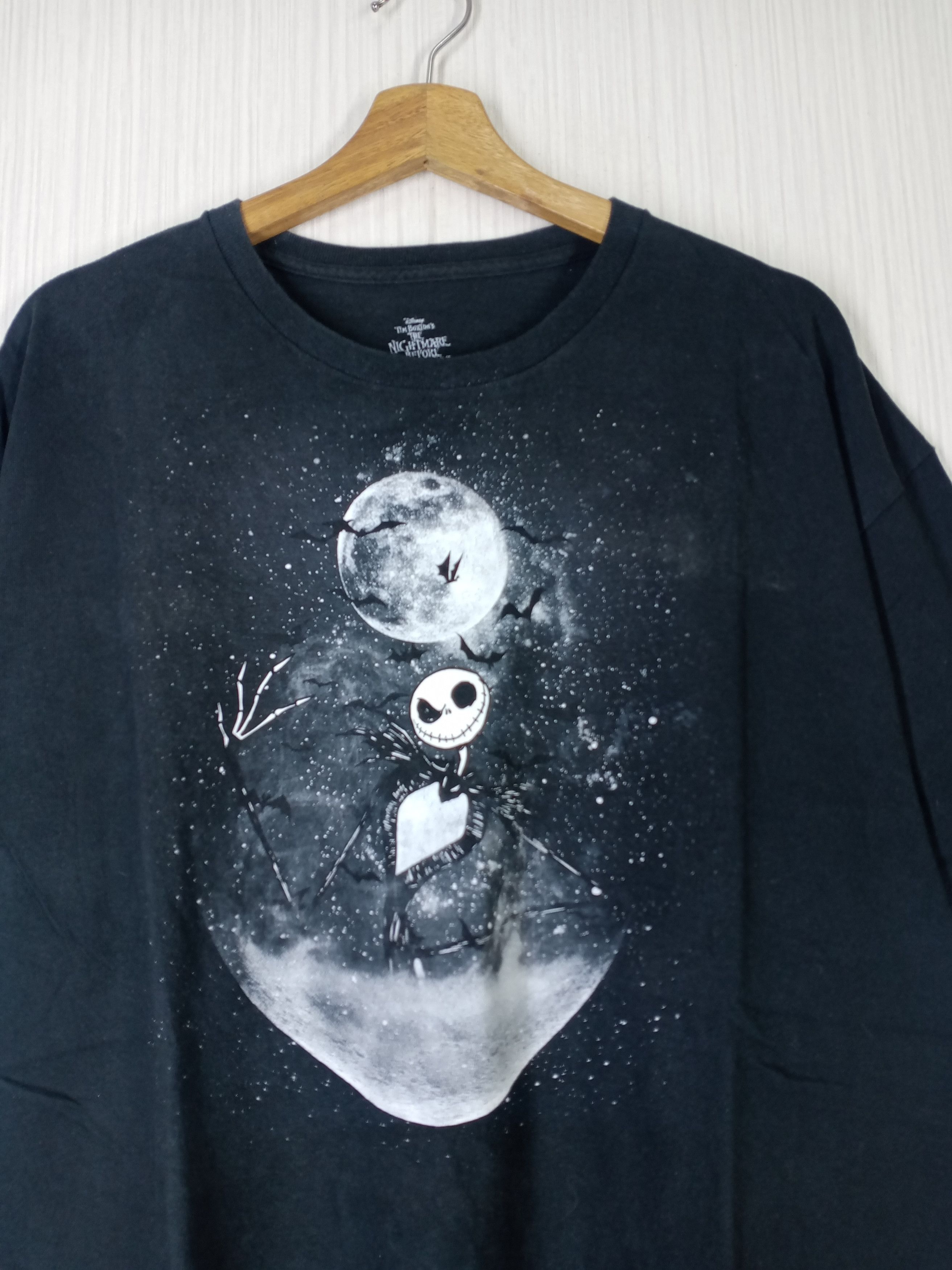 Disney Vintage Tim Burton Nightmare Before Christmas Tshirt Size US XL / EU 56 / 4 - 3 Thumbnail
