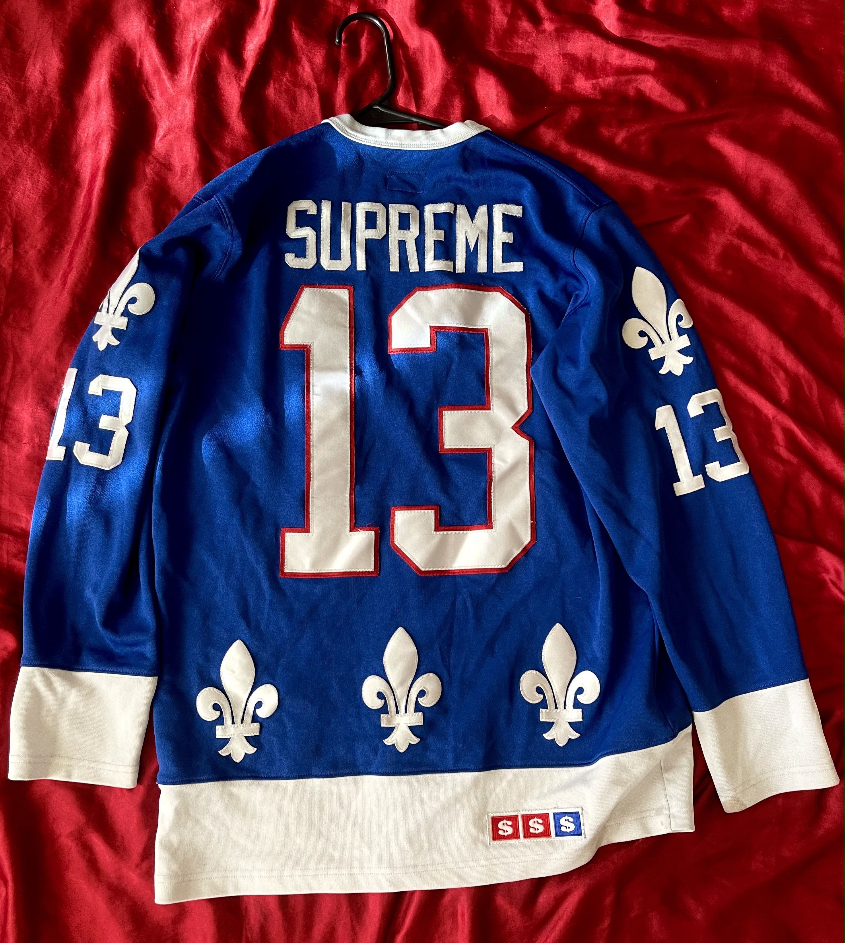 Supreme Fleur De Lis Hockey Jersey | Grailed