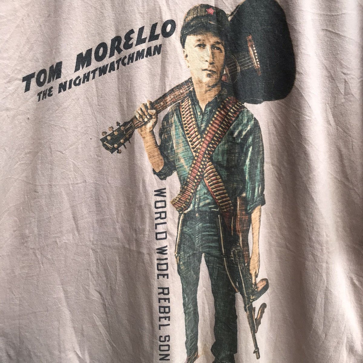 Band Tees Vintage TOM MORELLO the nightwatchman tee ratm band Size US L / EU 52-54 / 3 - 3 Thumbnail