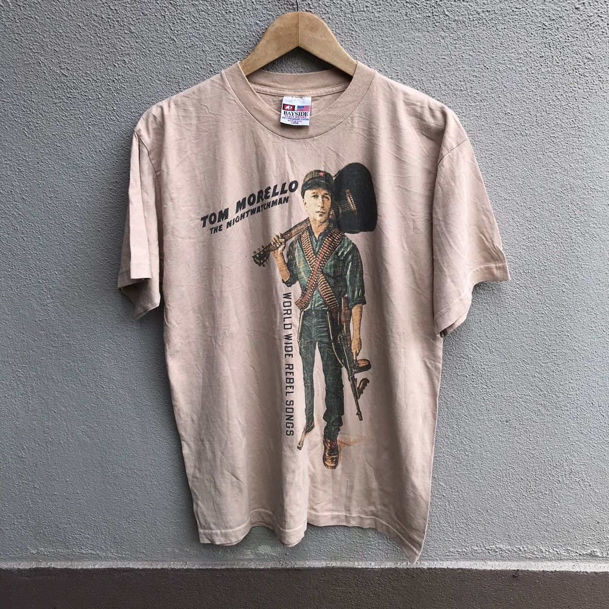 Vintage TOM MORELLO the nightwatchman tee ratm band