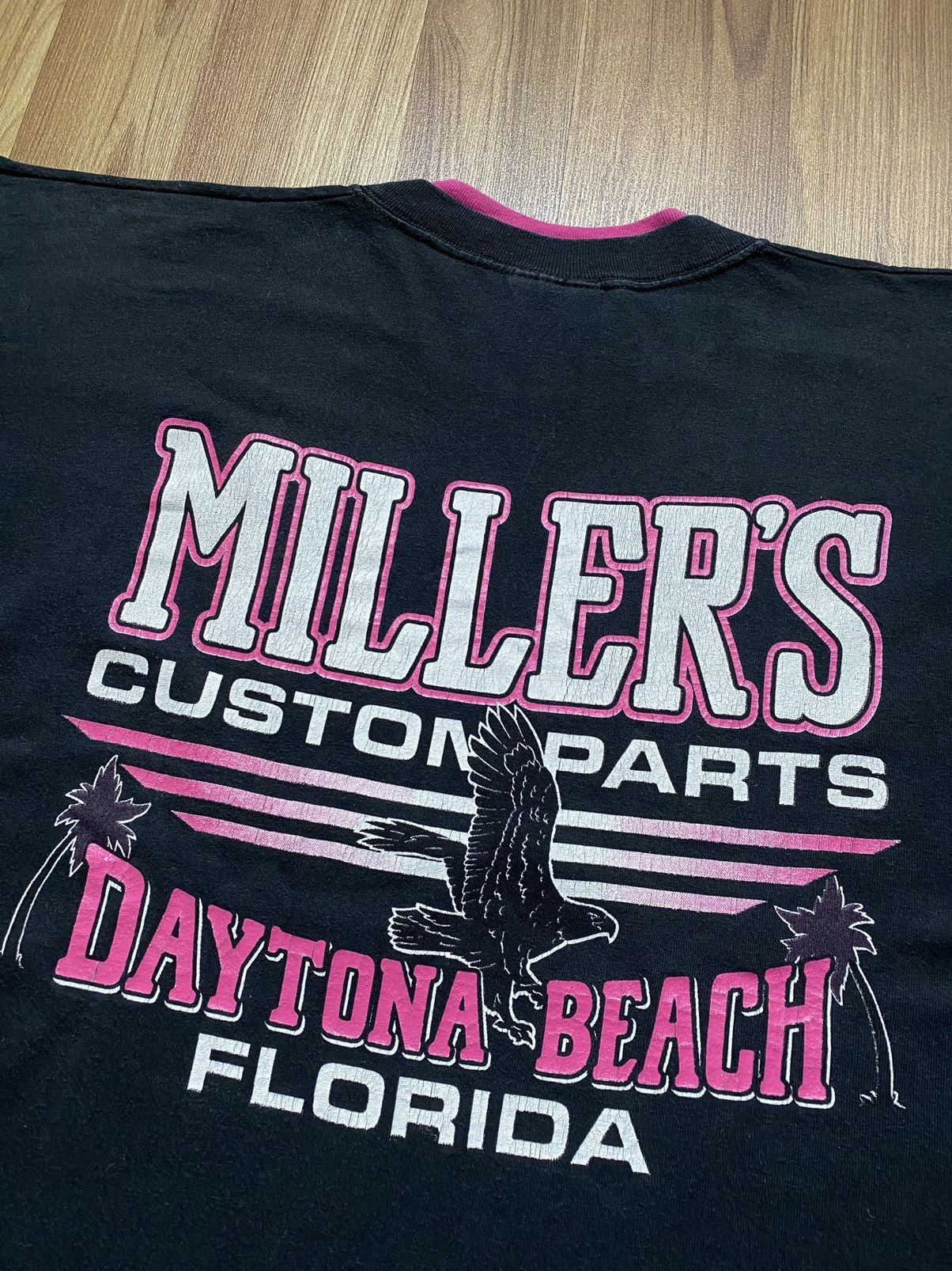 Harley Davidson Vintage Harley Davidson Millers Custom Parts T Shirt Tee Y2K Size US L / EU 52-54 / 3 - 5 Thumbnail