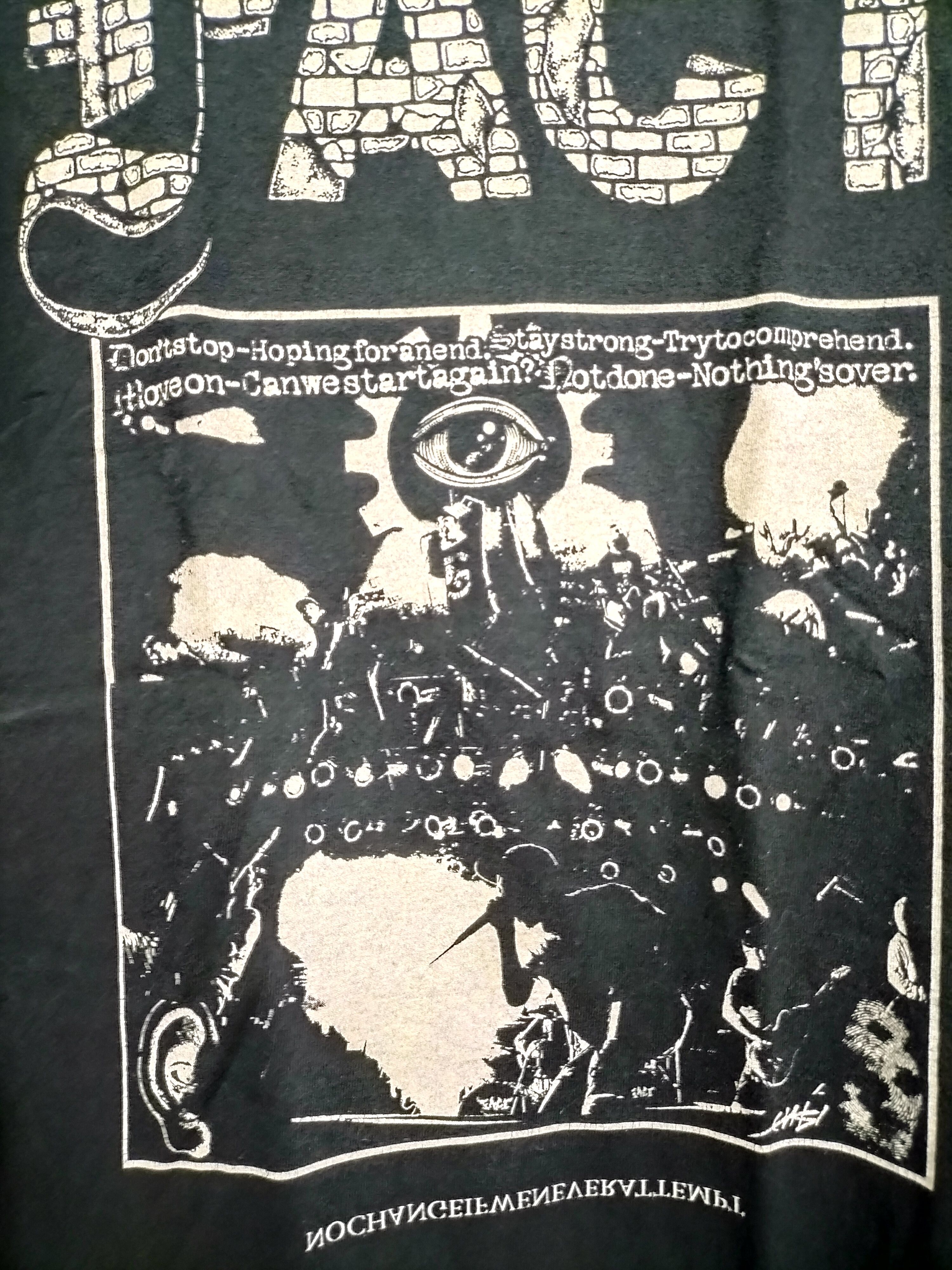 Band Tees × Vintage Fact Band Start From End Indie Hard Core Metal Anime Movies Size US M / EU 48-50 / 2 - 2 Thumbnail