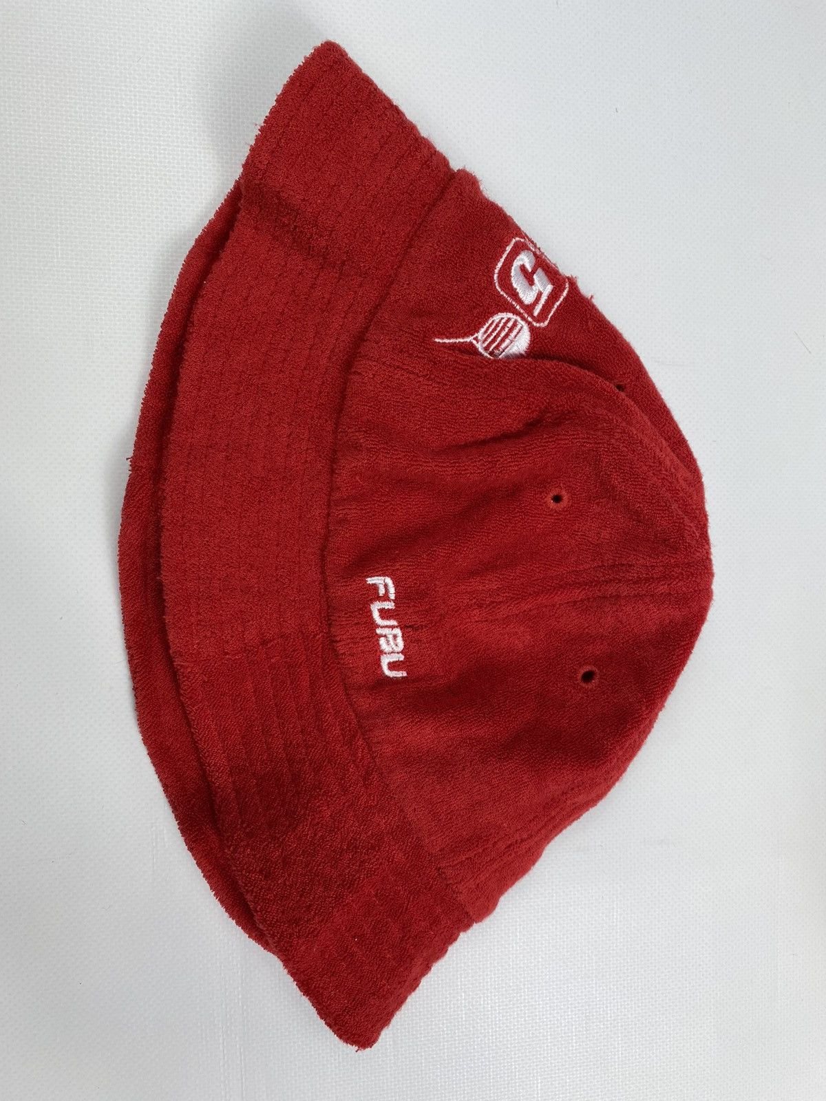 Fubu 🔥LASTDROP🔥 Fubu Bathrobe Material Red Bucket Hat Cap Size ONE SIZE - 9 Thumbnail