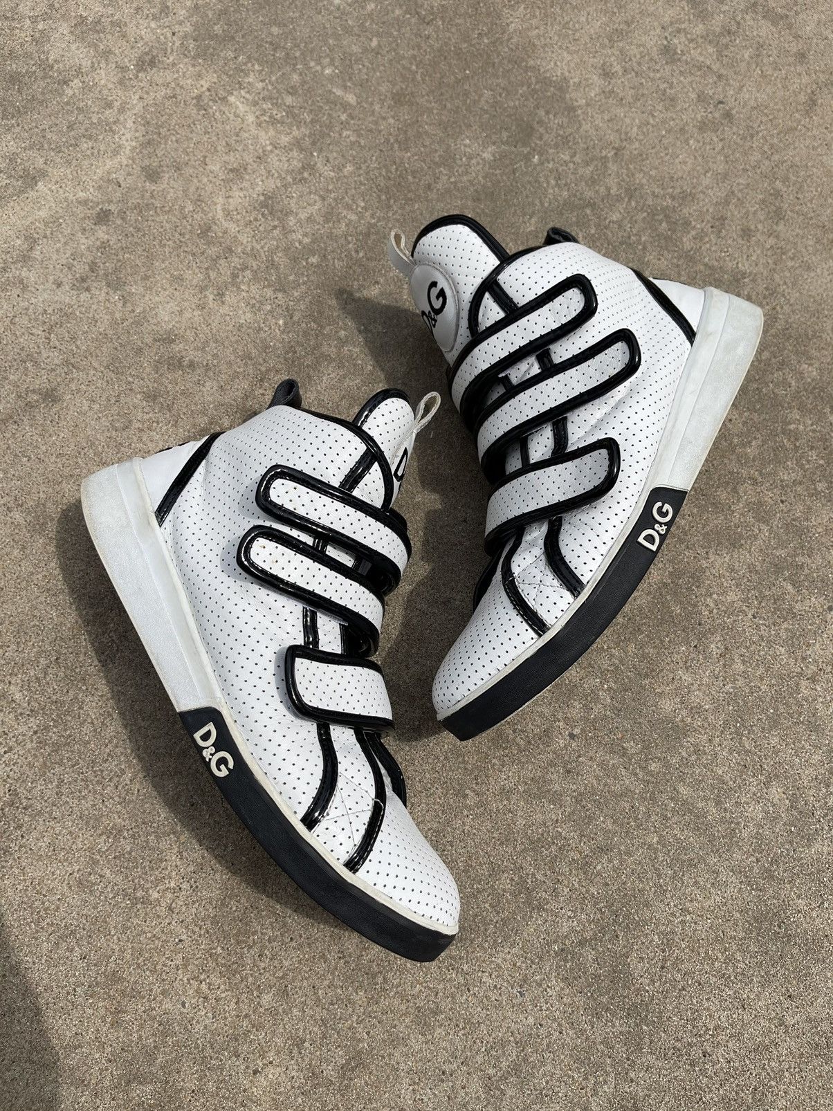 Dolce & Gabbana D&G Monkey High Top Sneakers | Grailed