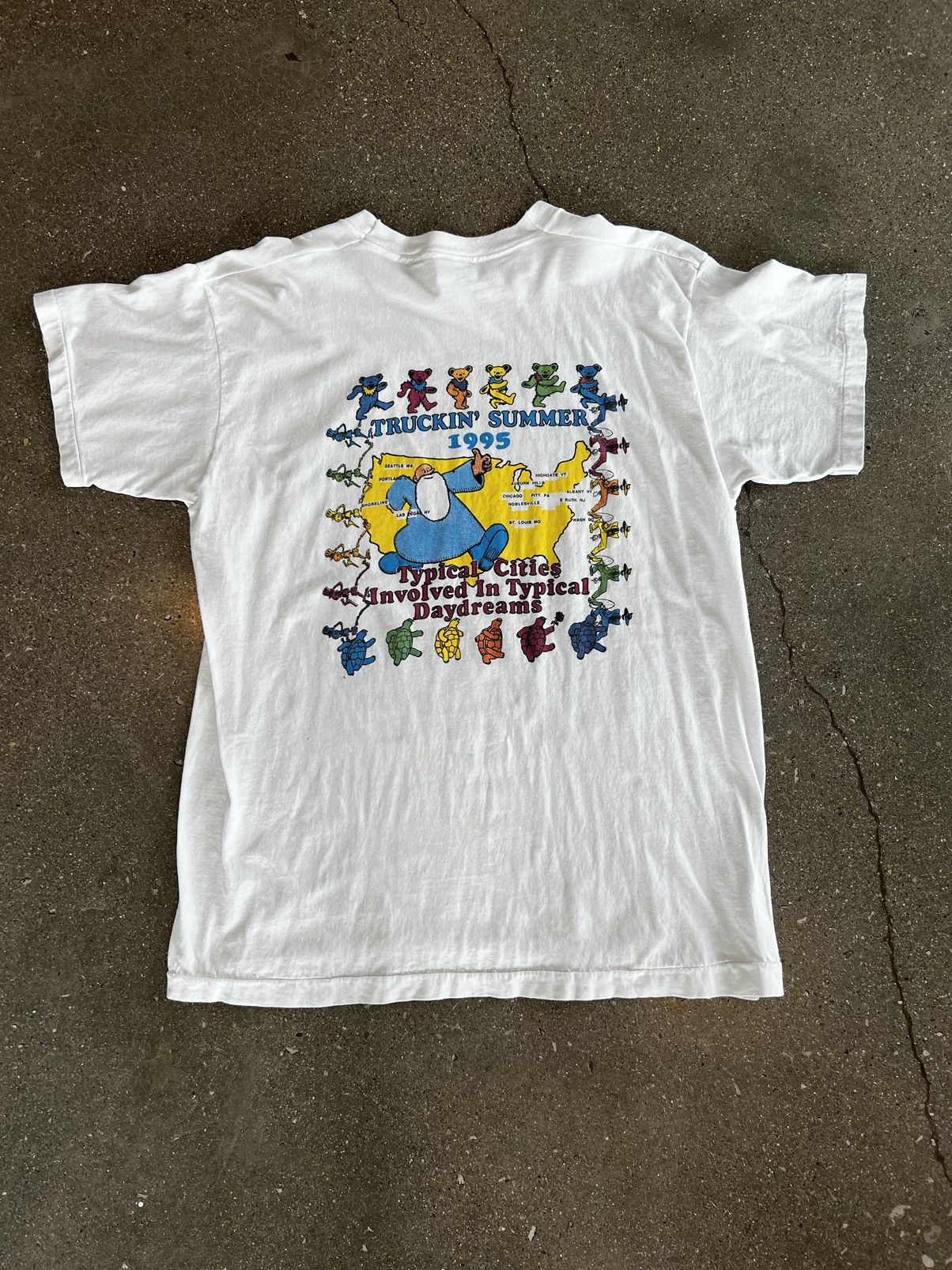 Band Tees Vintage 1995 Grateful Dead Summer tour Size US XL / EU 56 / 4 - 3 Thumbnail