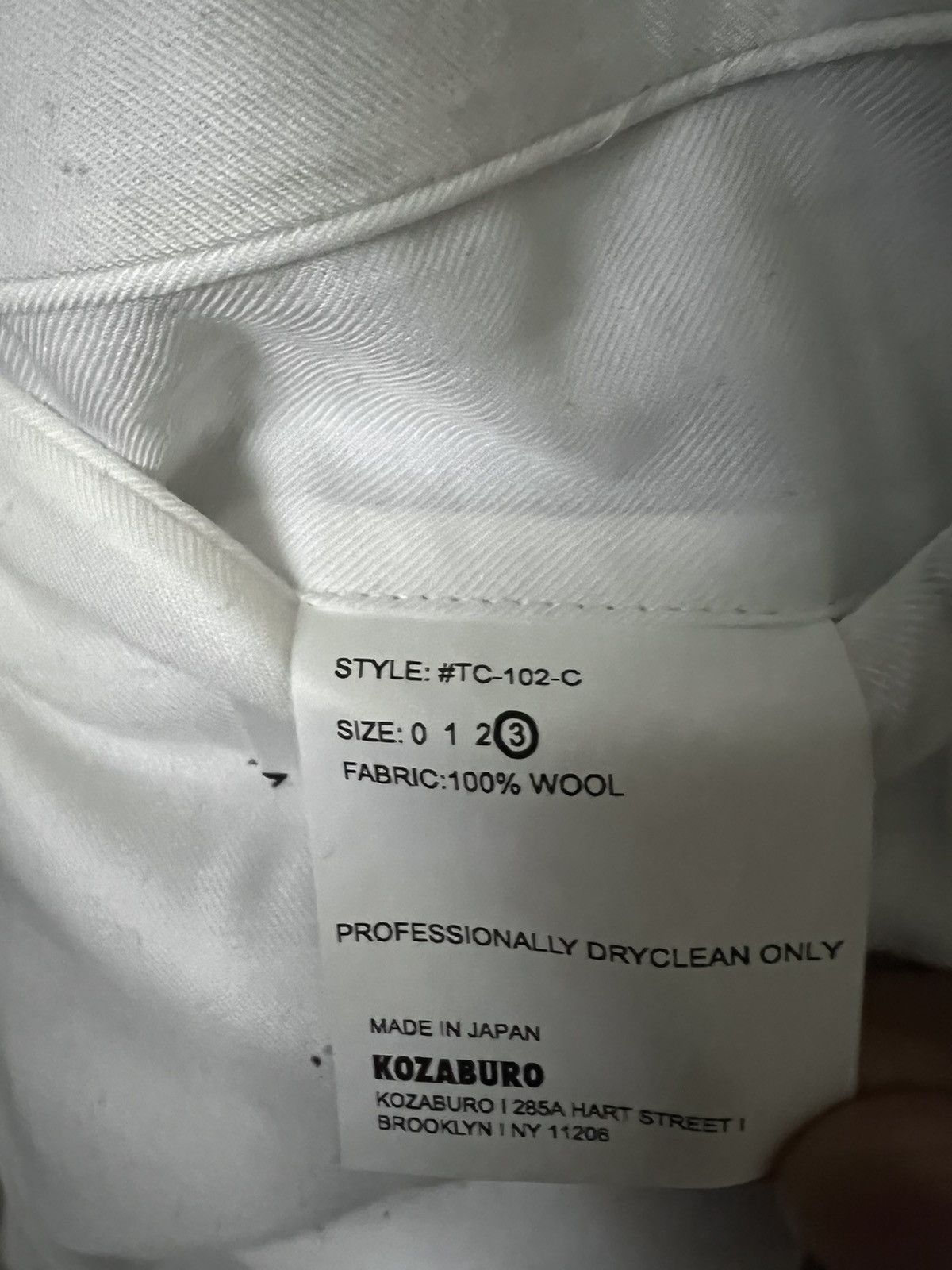 KOZABURO Classic fit sb Size US L / EU 52-54 / 3 - 4 Thumbnail