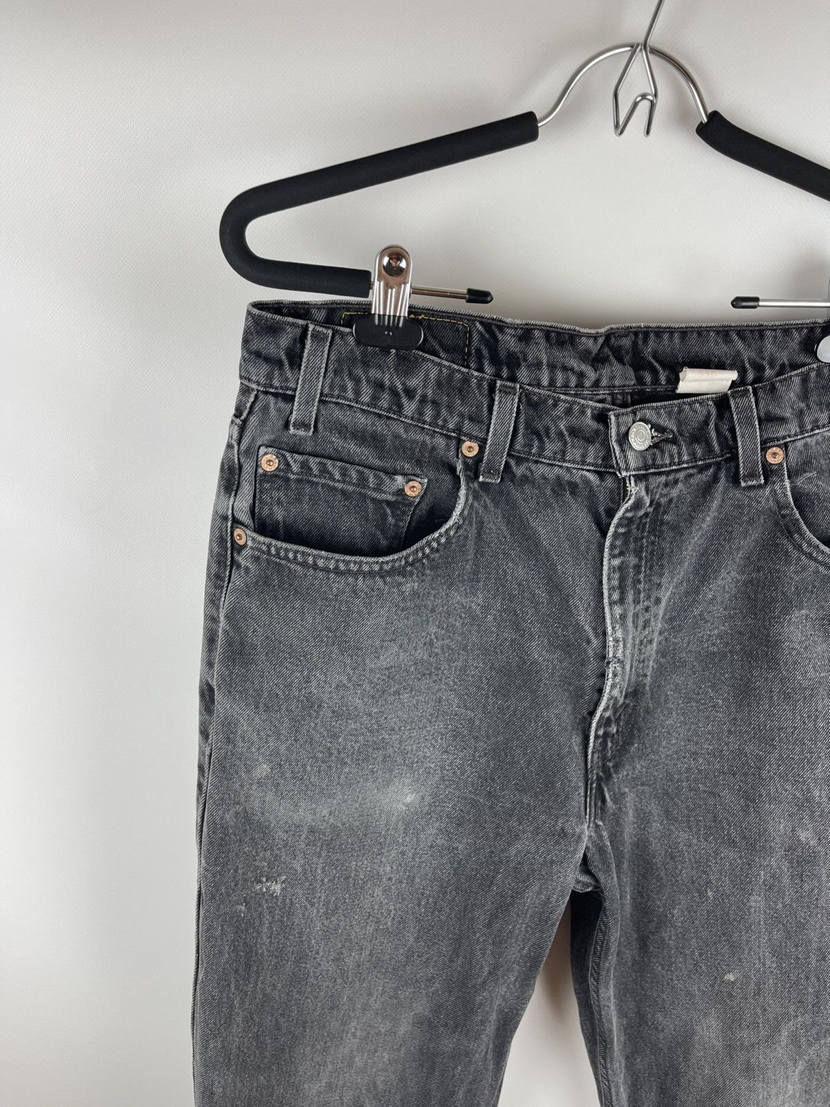 Levi's Levi’s 550 vintage 90s grey distressed denim jeans pants Size US 34 / EU 50 - 3 Thumbnail