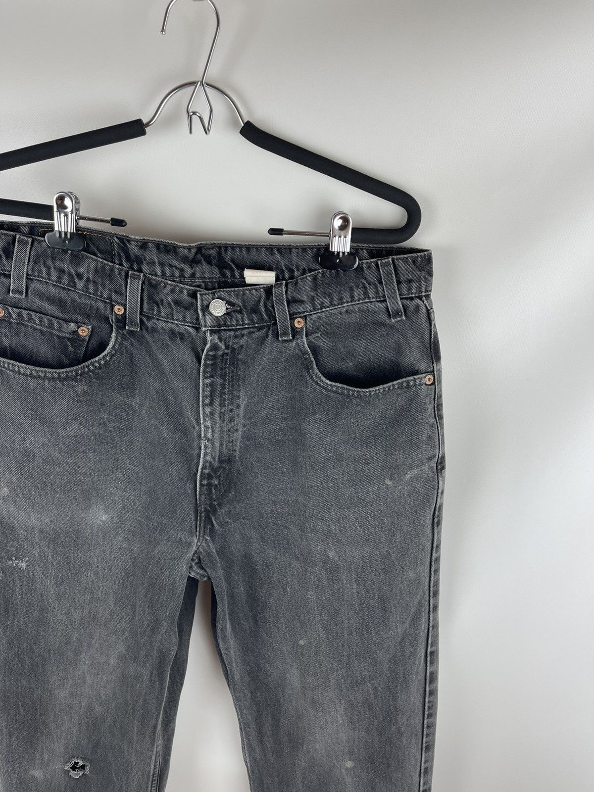 Levi's Levi’s 550 vintage 90s grey distressed denim jeans pants Size US 34 / EU 50 - 6 Thumbnail