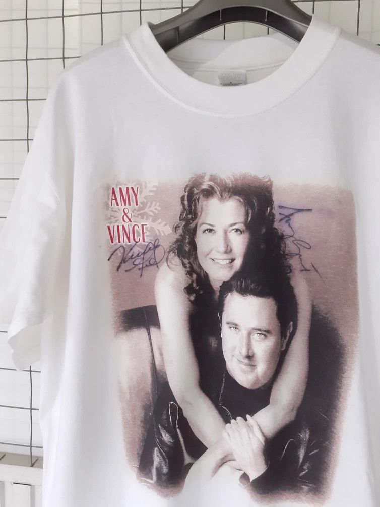 Band Tees × Vintage Vintage 90s Amy Grant & Vince Gill Concert Signatures rare Size US L / EU 52-54 / 3 - 2 Thumbnail