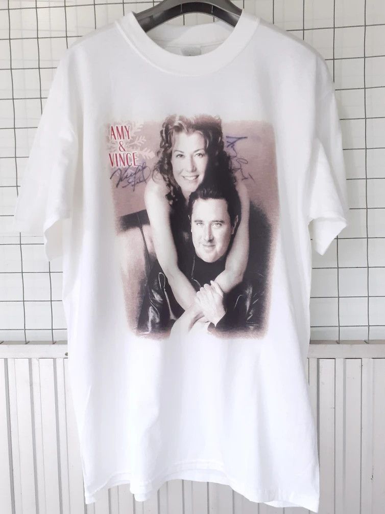 Vintage 90s Amy Grant & Vince Gill Concert Signatures rare