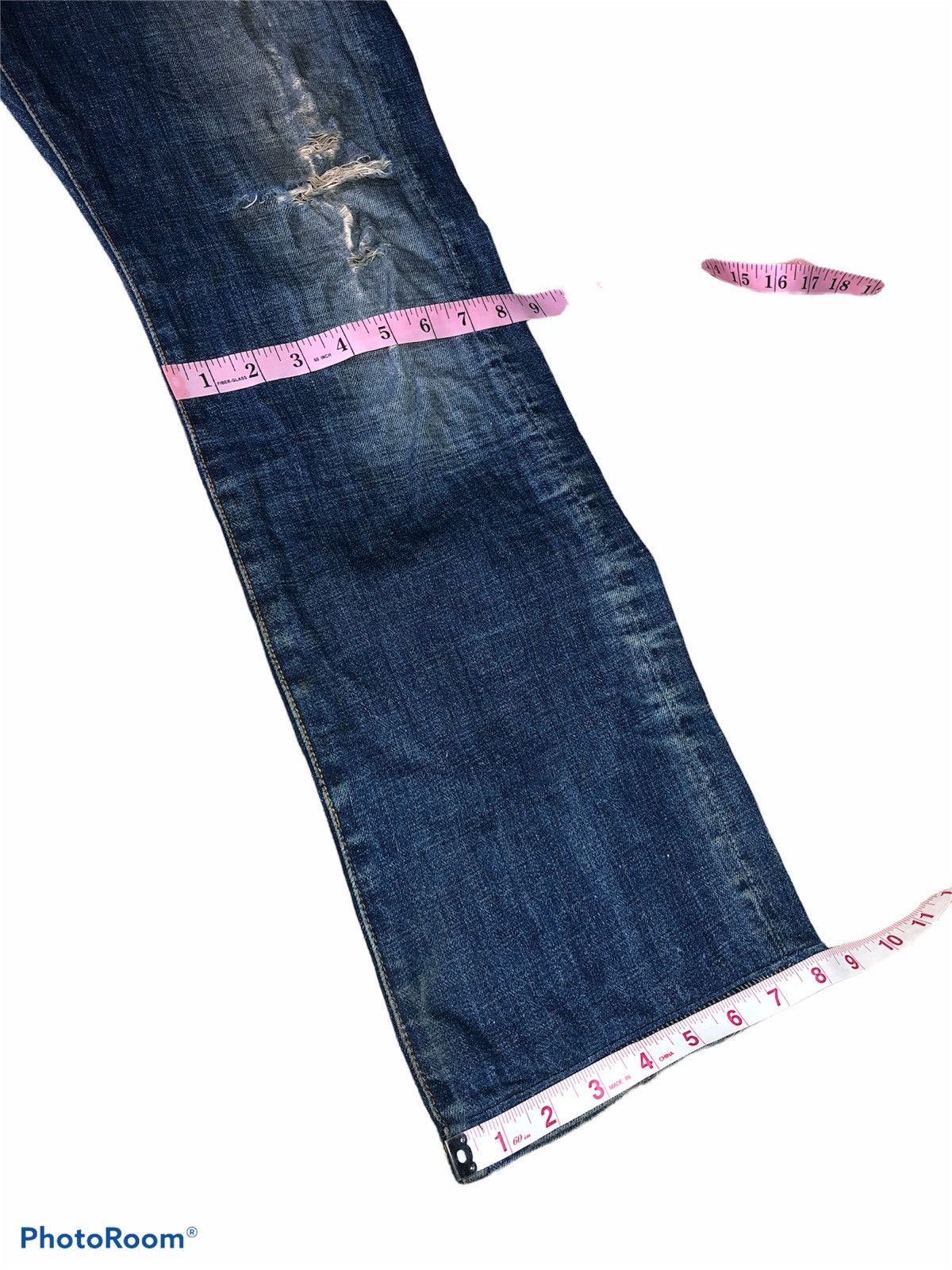 Other LOOMSTATE USA DISTRESSED DENIM Size US 33 - 16 Thumbnail