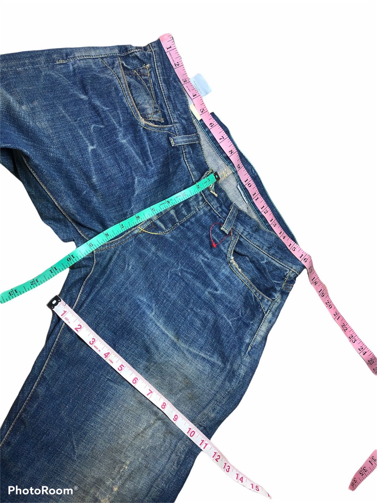 Other LOOMSTATE USA DISTRESSED DENIM Size US 33 - 15 Thumbnail