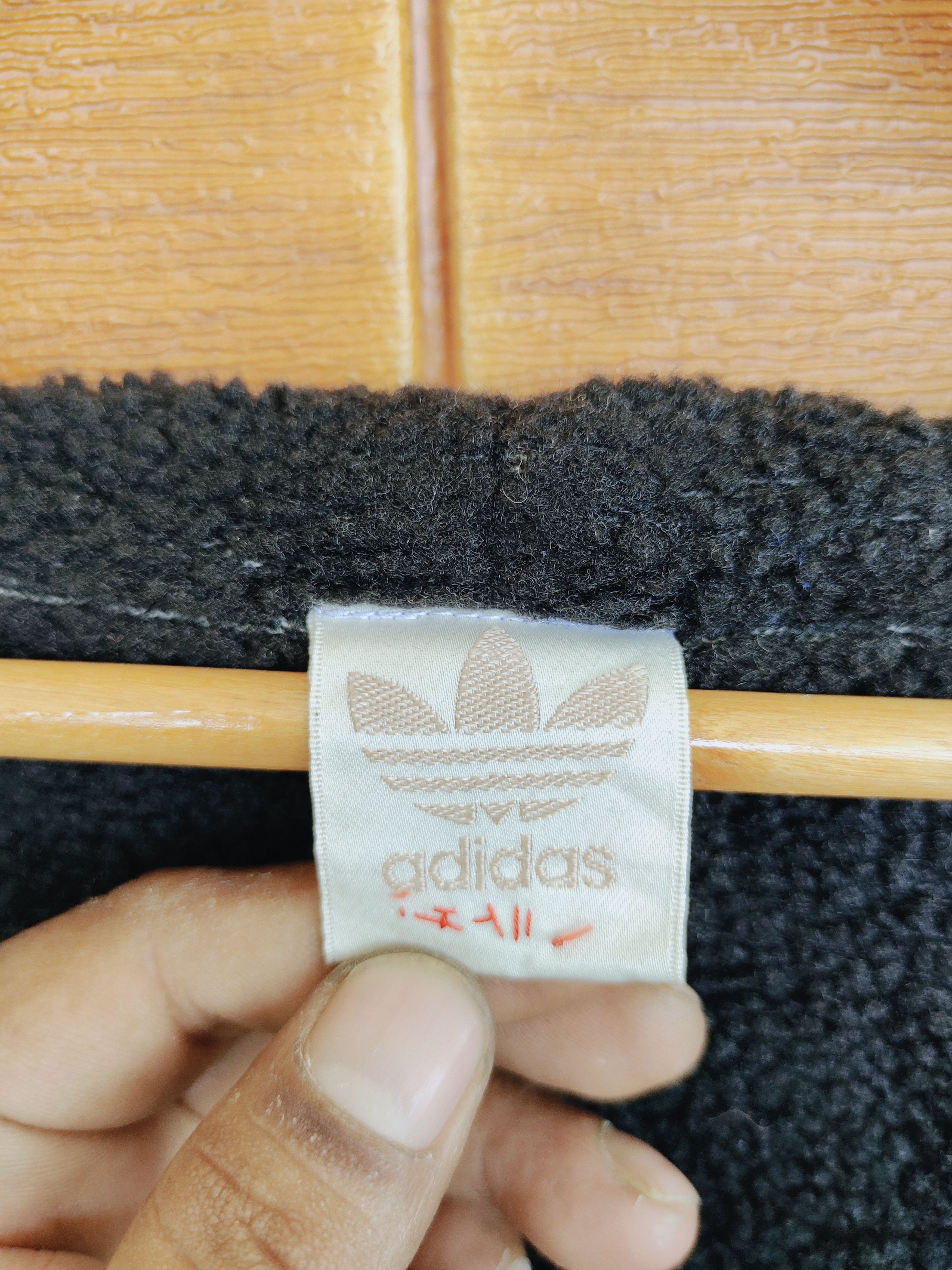 Adidas × Descente × Vintage Vintage 90s ADIDAS Trefoil Hoodie Jacket Size US L / EU 52-54 / 3 - 12 Thumbnail
