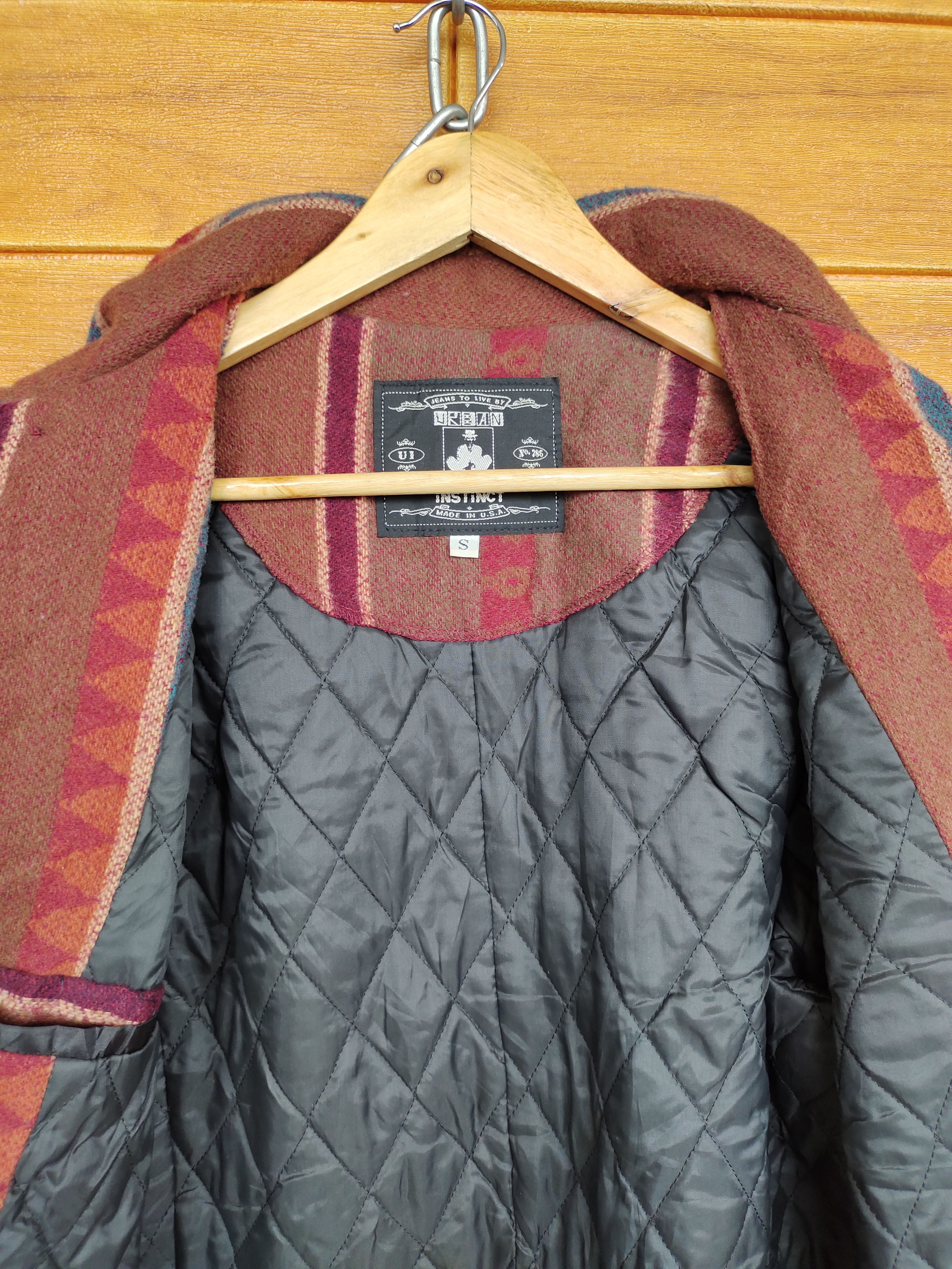 Vintage Vintage 90s INSTINCT Aztec Tribal Navajo Wool Size US S / EU 44-46 / 1 - 11 Thumbnail