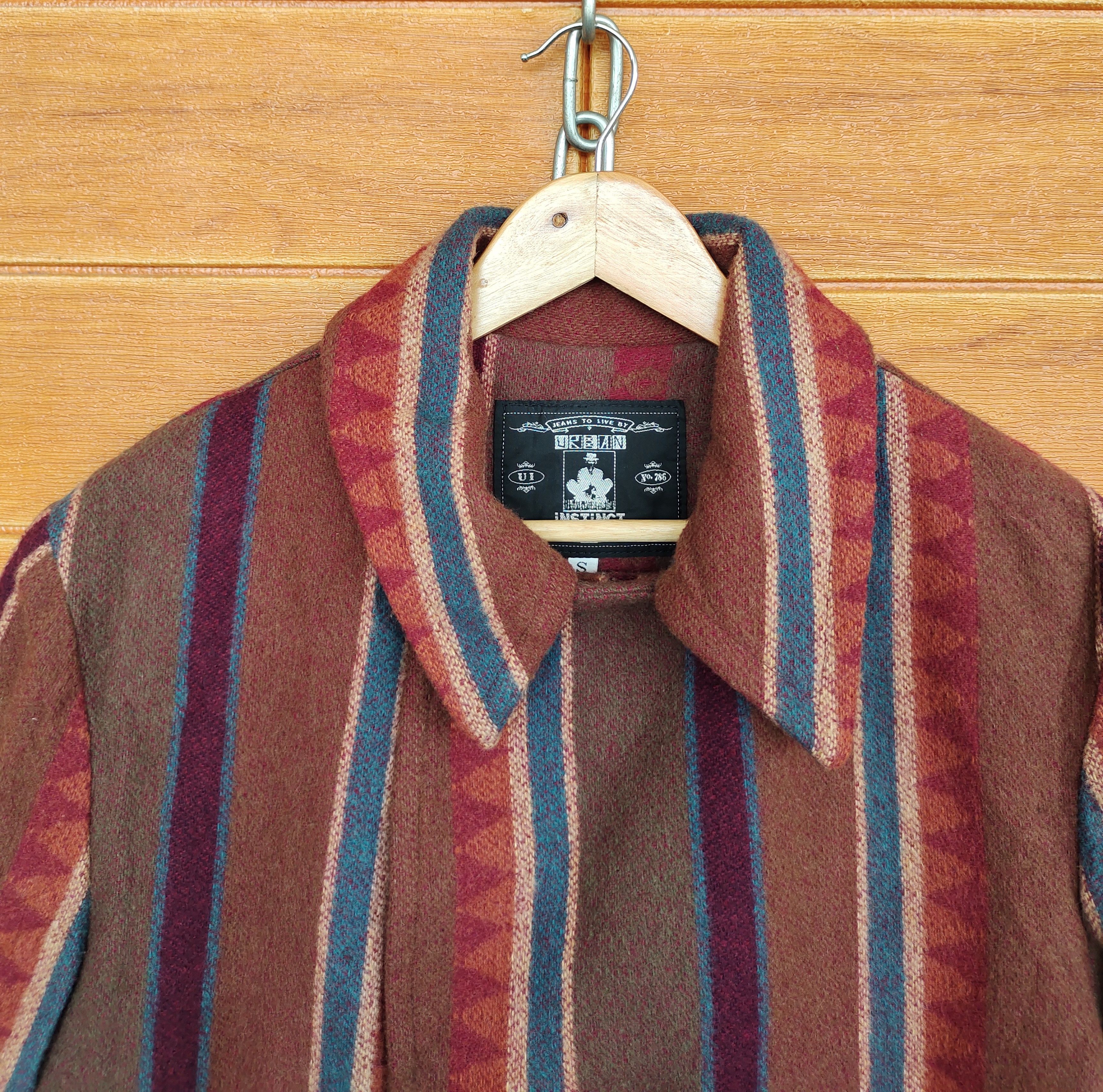 Vintage Vintage 90s INSTINCT Aztec Tribal Navajo Wool Size US S / EU 44-46 / 1 - 2 Thumbnail