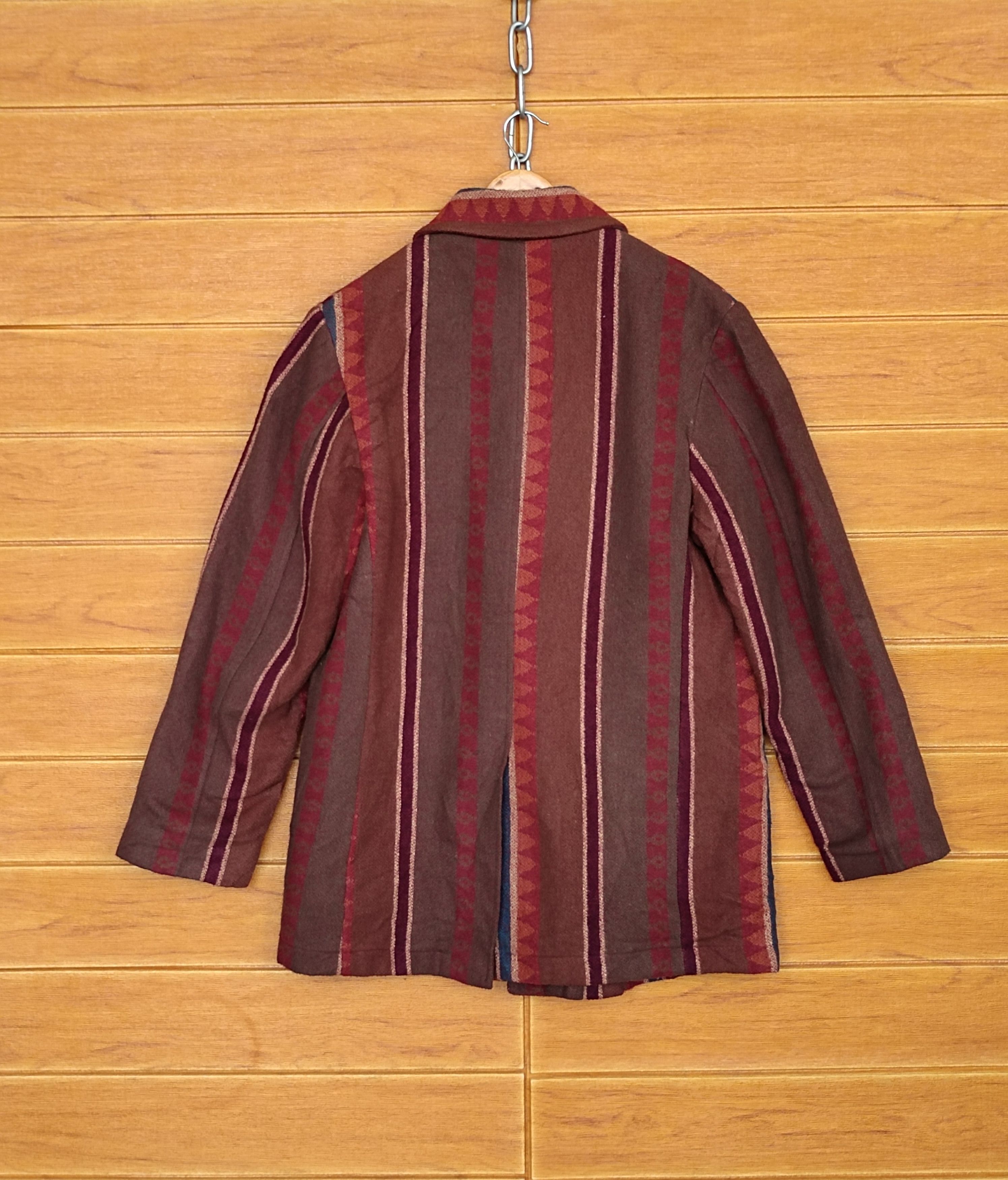 Vintage Vintage 90s INSTINCT Aztec Tribal Navajo Wool Size US S / EU 44-46 / 1 - 8 Thumbnail