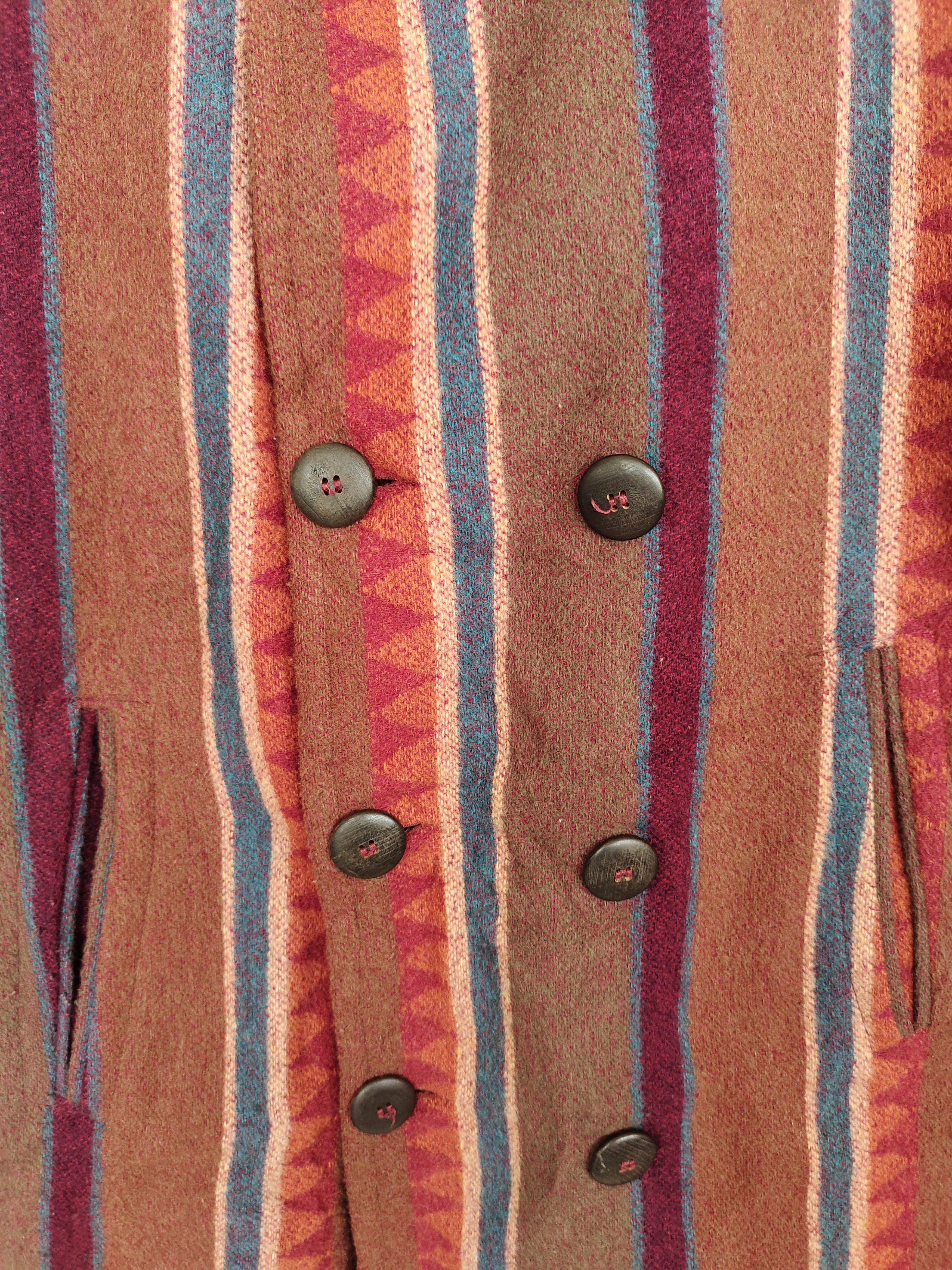 Vintage Vintage 90s INSTINCT Aztec Tribal Navajo Wool Size US S / EU 44-46 / 1 - 7 Thumbnail