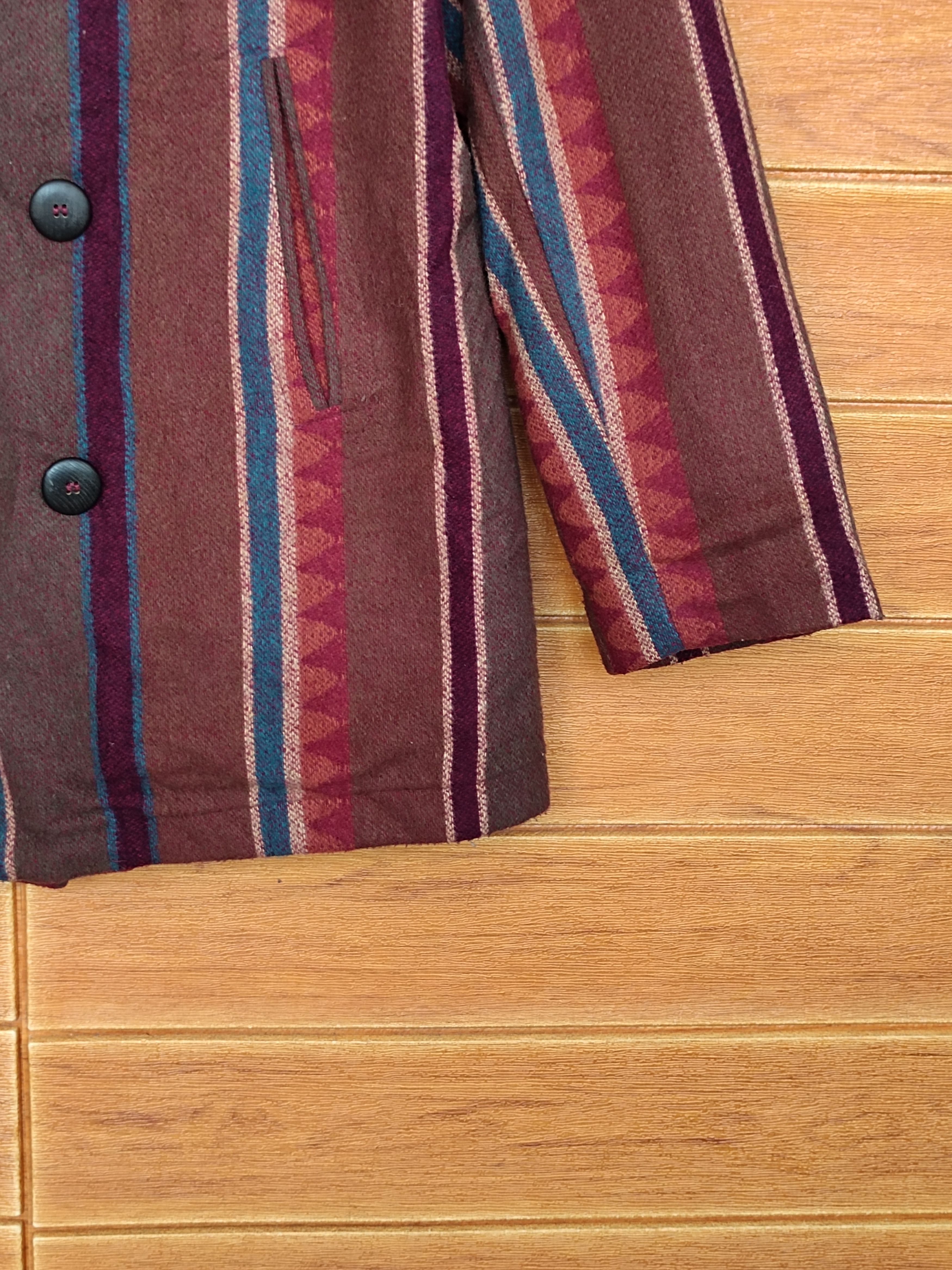 Vintage Vintage 90s INSTINCT Aztec Tribal Navajo Wool Size US S / EU 44-46 / 1 - 6 Thumbnail
