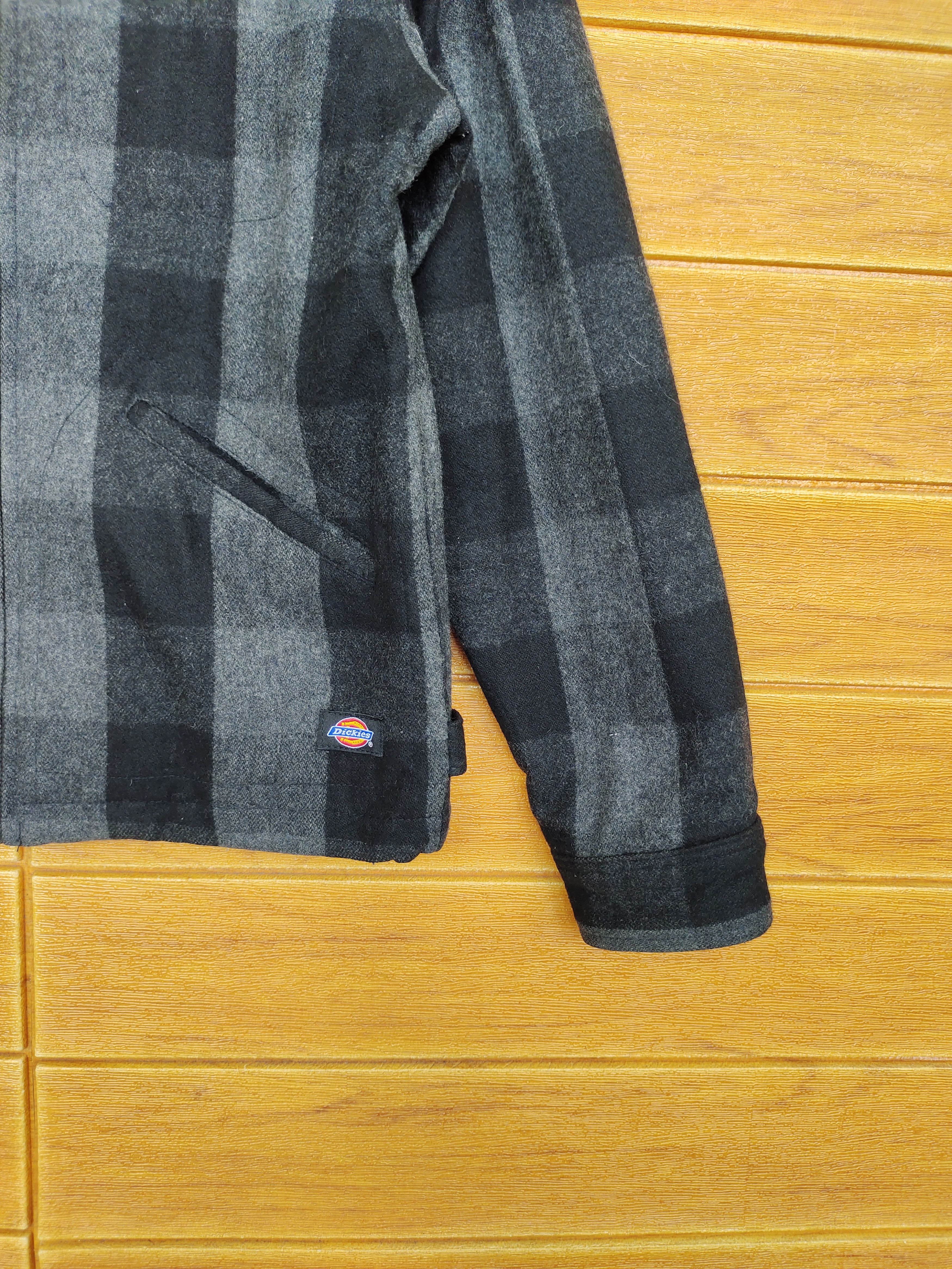 Dickies Vintage 80s DICKIES Workwear Checkered Wool Quilted Jacket Size US M / EU 48-50 / 2 - 7 Thumbnail