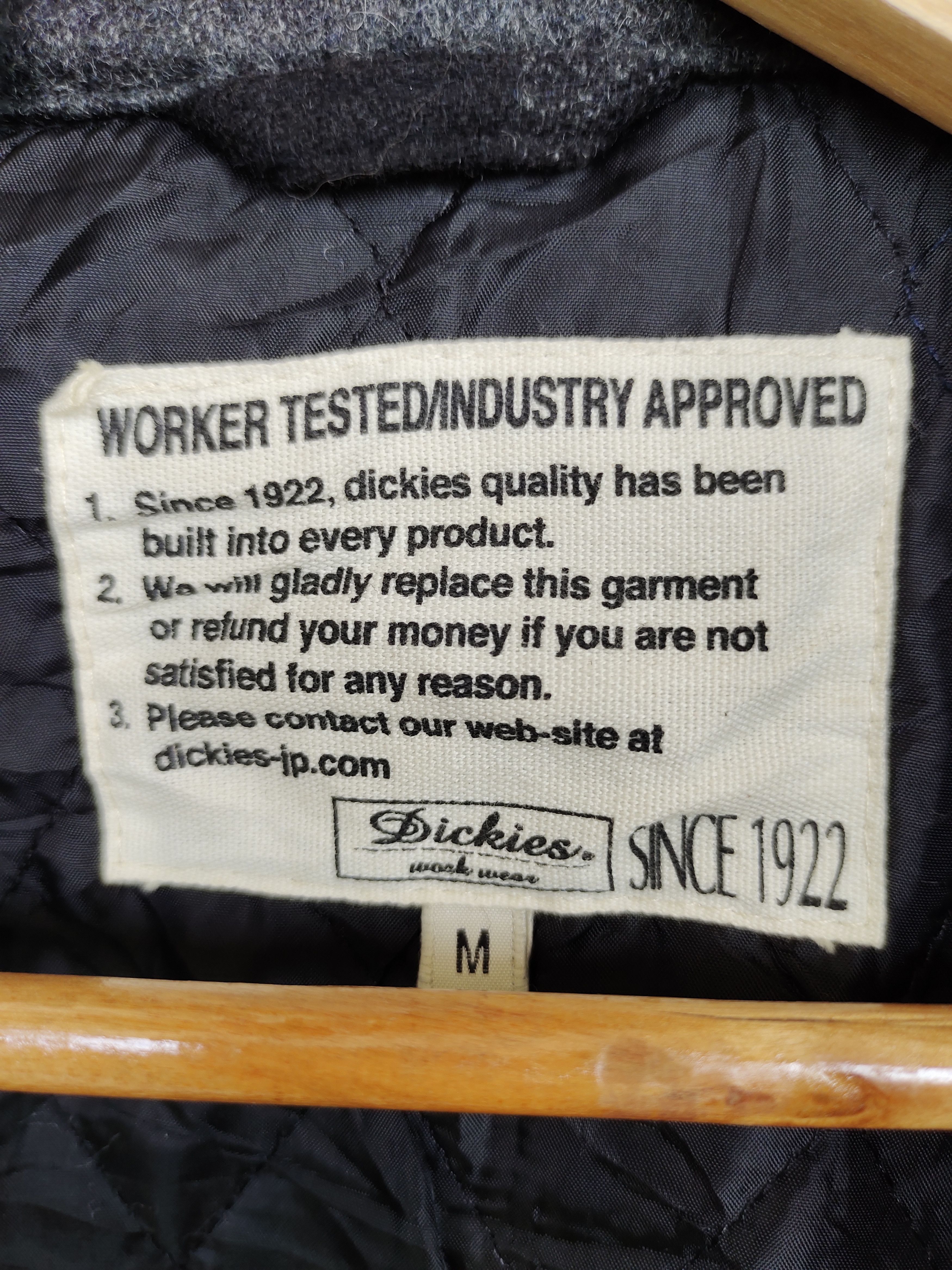 Dickies Vintage 80s DICKIES Workwear Checkered Wool Quilted Jacket Size US M / EU 48-50 / 2 - 16 Thumbnail