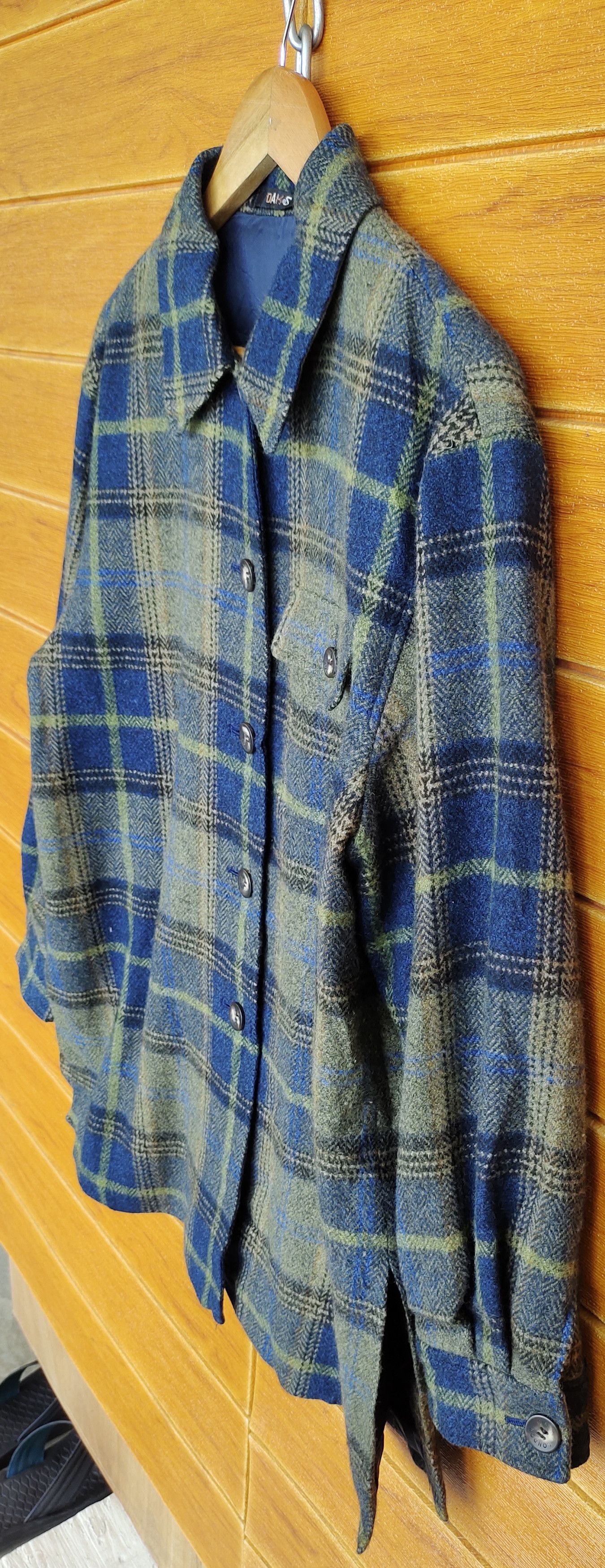 DAKS × Vintage Vintage 90s DAKS London Women Checkered Plaid Flannel Shirt Size ONE SIZE - 7 Thumbnail