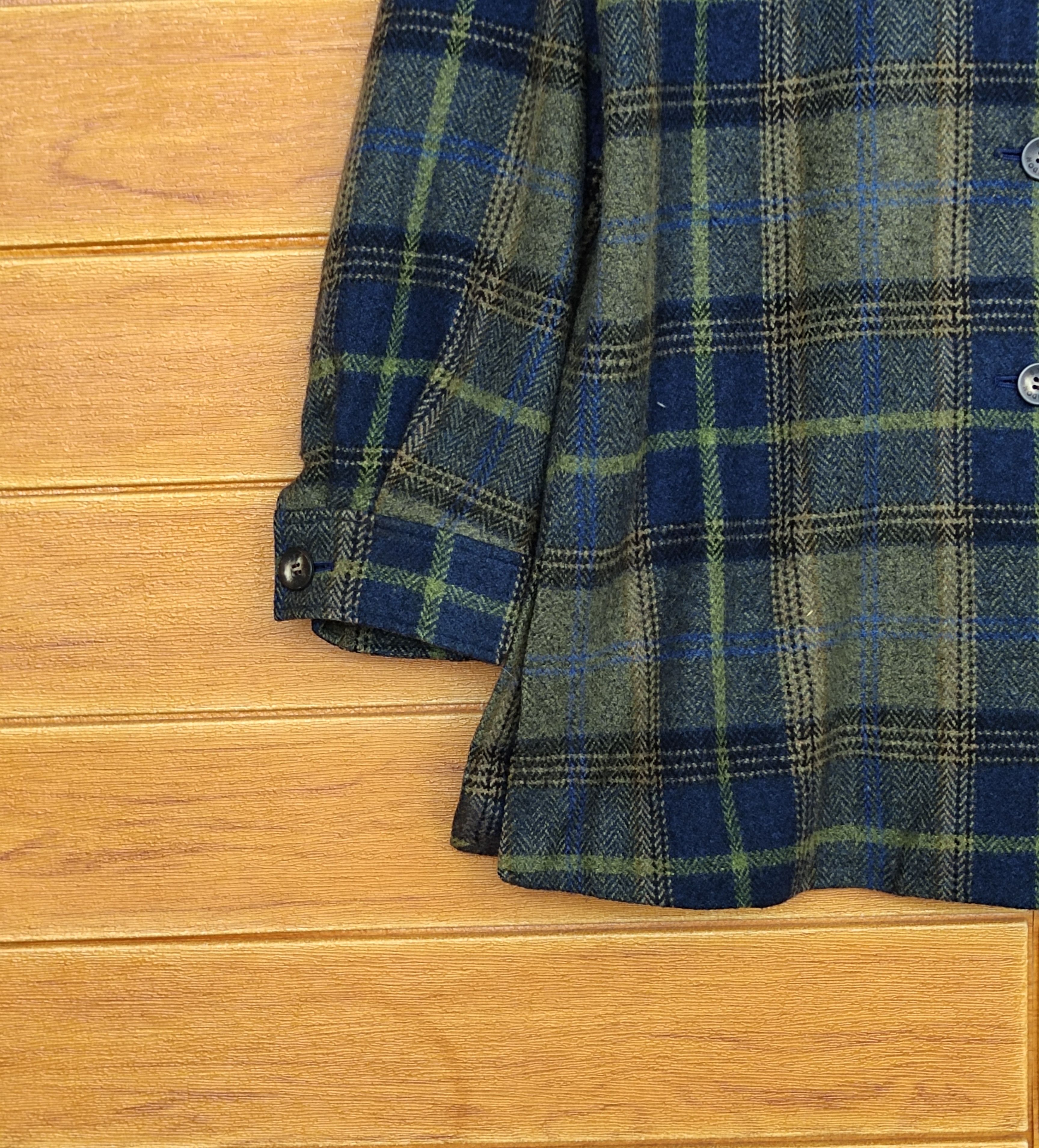 DAKS × Vintage Vintage 90s DAKS London Women Checkered Plaid Flannel Shirt Size ONE SIZE - 5 Thumbnail