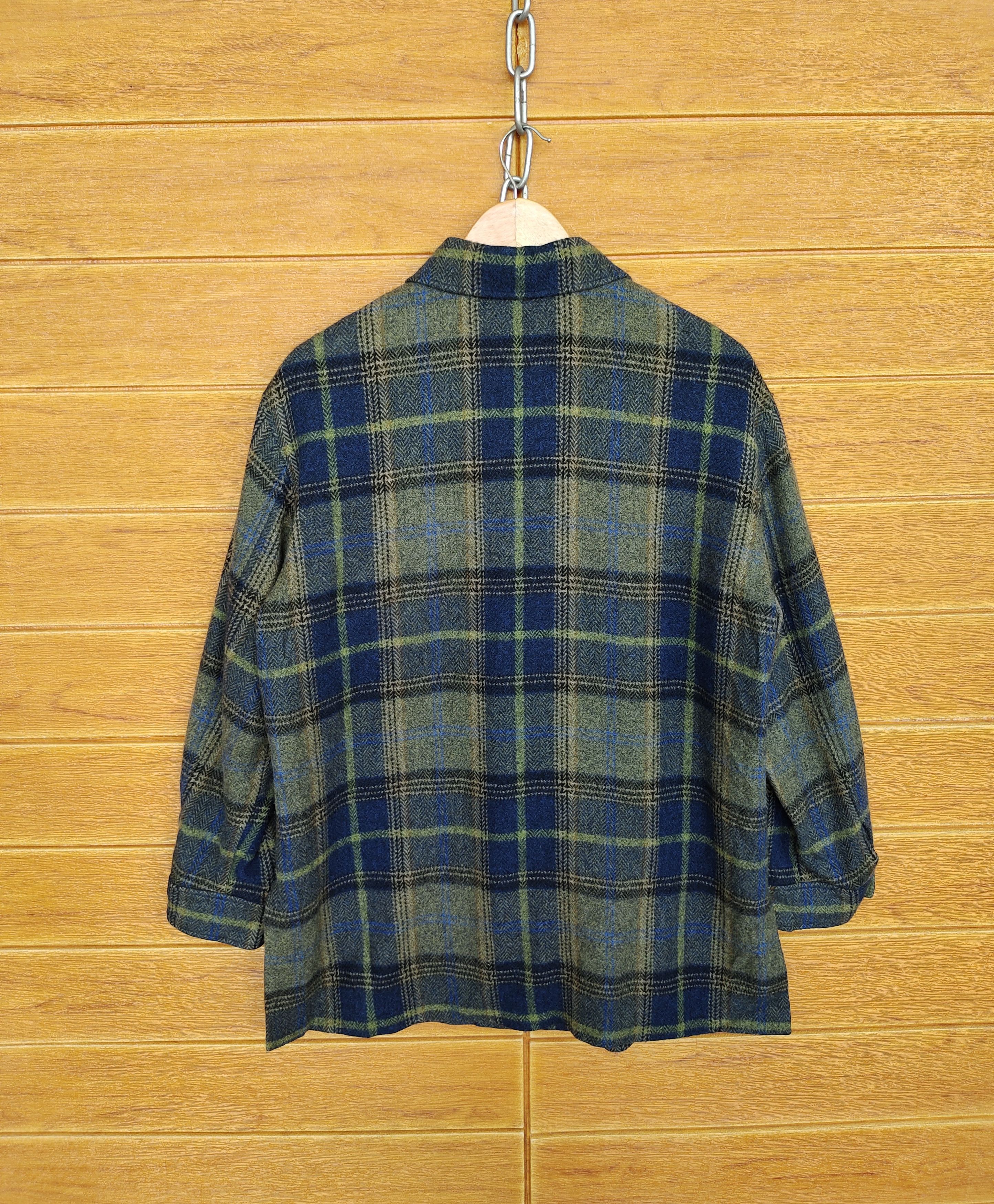DAKS × Vintage Vintage 90s DAKS London Women Checkered Plaid Flannel Shirt Size ONE SIZE - 9 Thumbnail