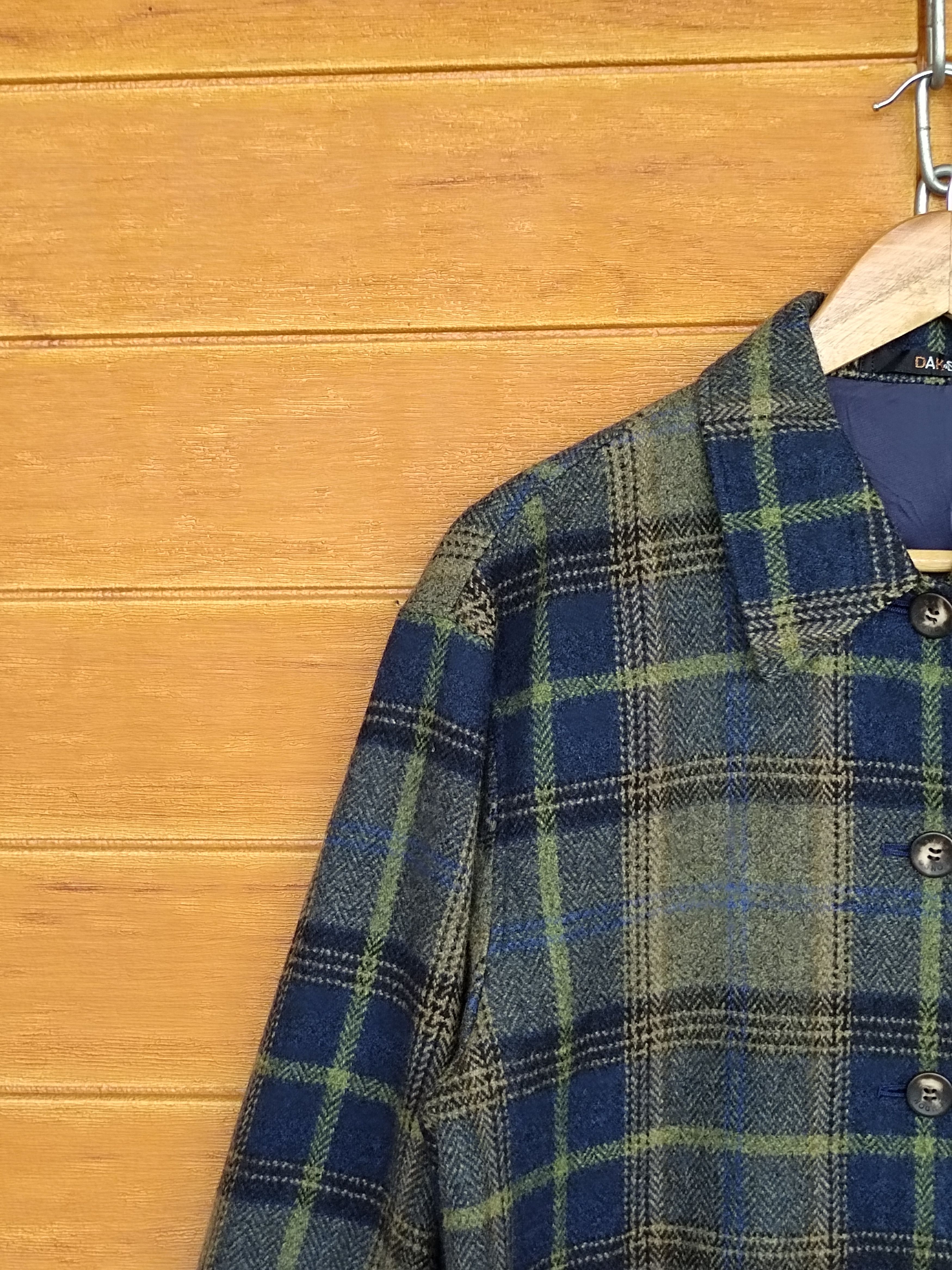 DAKS × Vintage Vintage 90s DAKS London Women Checkered Plaid Flannel Shirt Size ONE SIZE - 3 Thumbnail