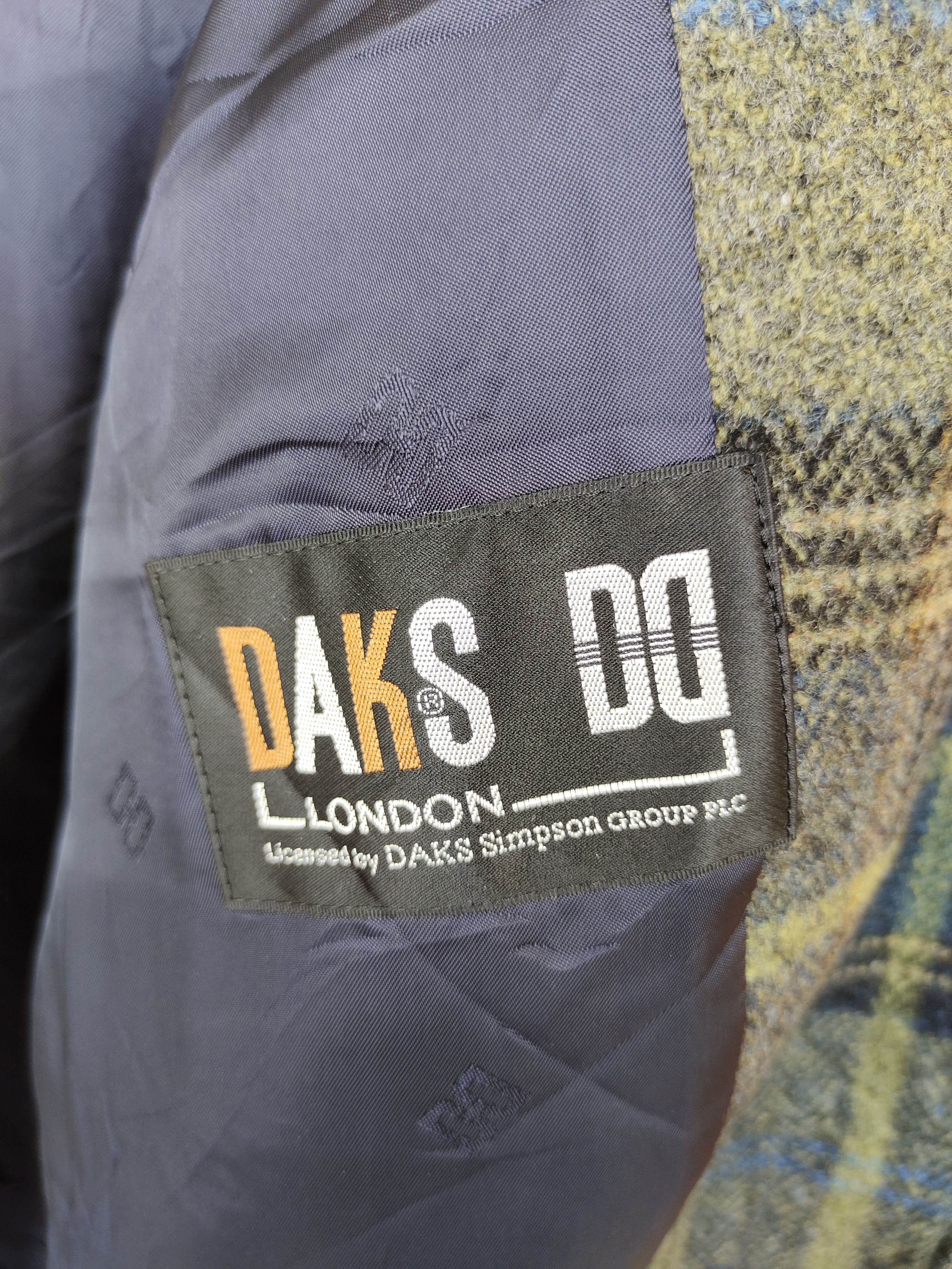 DAKS × Vintage Vintage 90s DAKS London Women Checkered Plaid Flannel Shirt Size ONE SIZE - 14 Thumbnail
