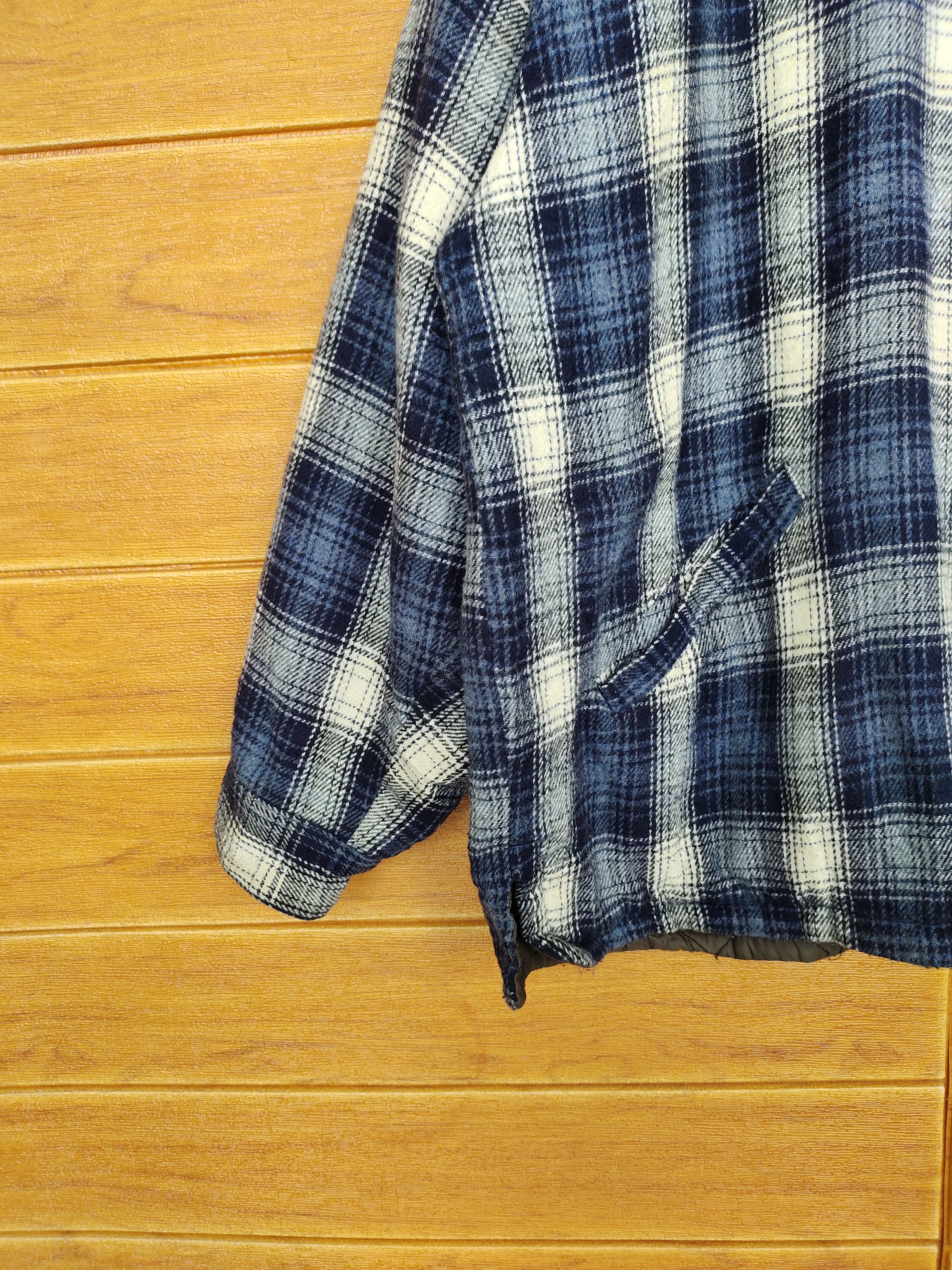 Billabong Vintage BILLABONG Checkered Plaid Quilted Work Shirt Size US XL / EU 56 / 4 - 5 Thumbnail