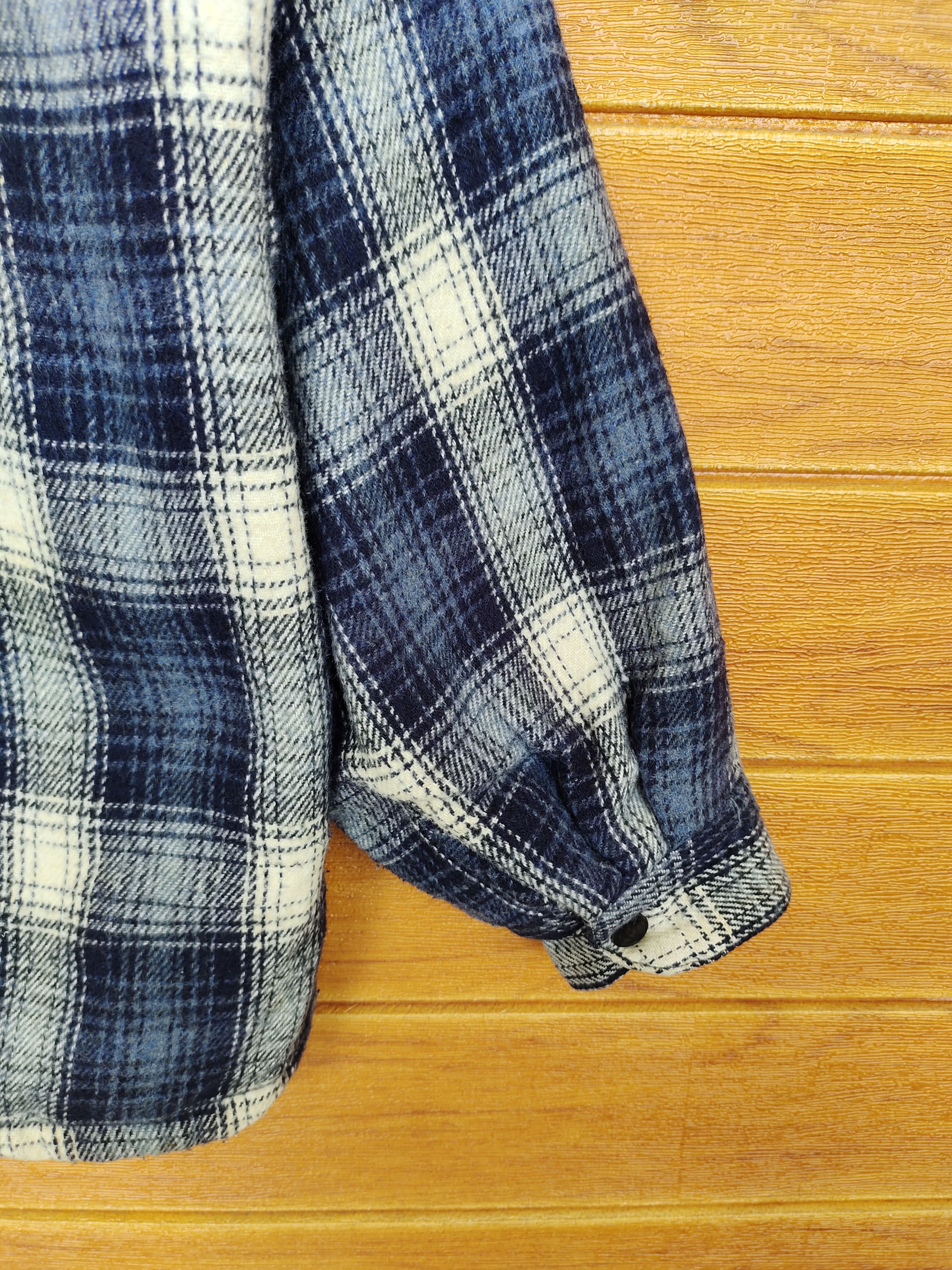 Billabong Vintage BILLABONG Checkered Plaid Quilted Work Shirt Size US XL / EU 56 / 4 - 9 Thumbnail