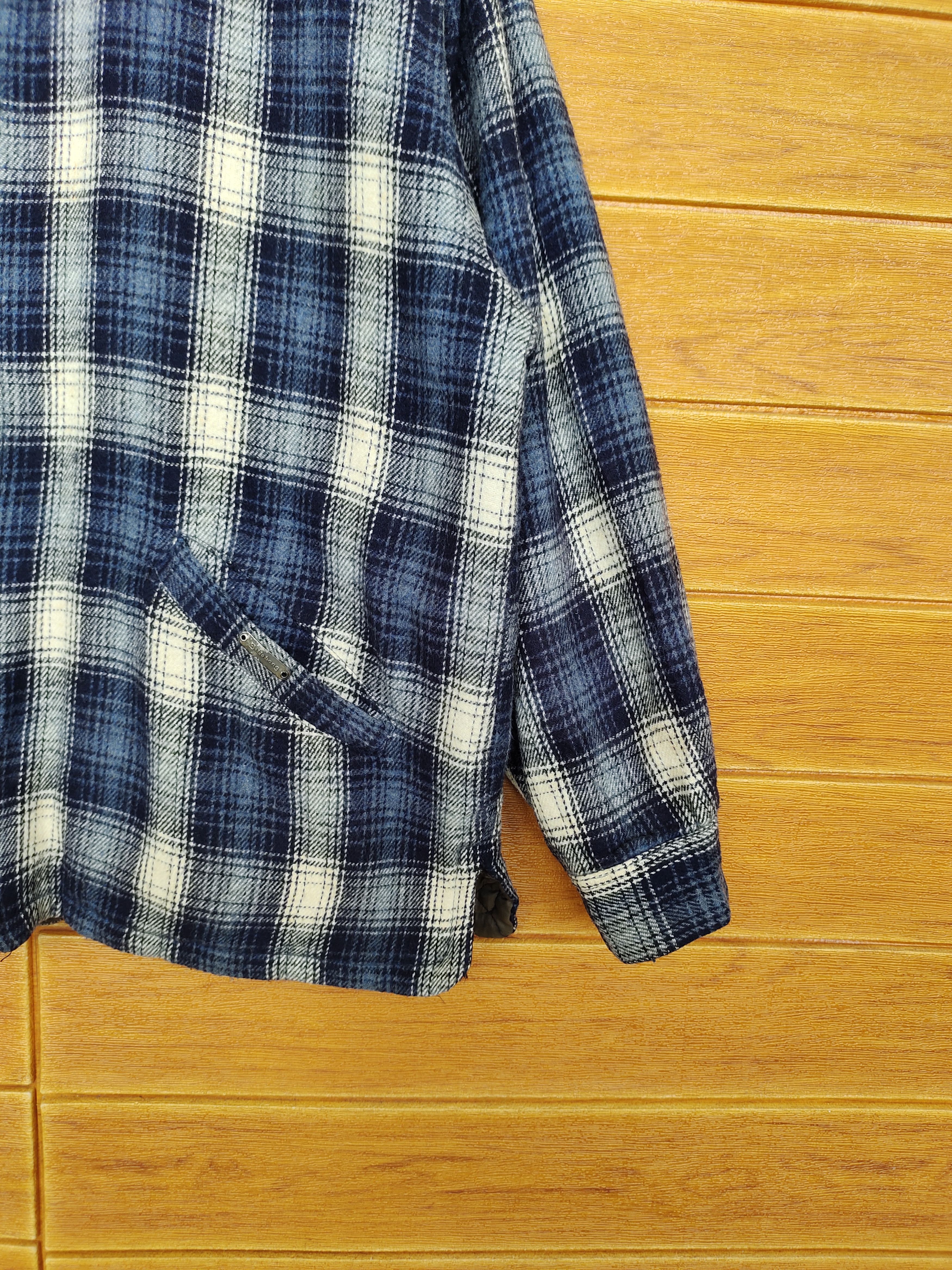 Billabong Vintage BILLABONG Checkered Plaid Quilted Work Shirt Size US XL / EU 56 / 4 - 6 Thumbnail