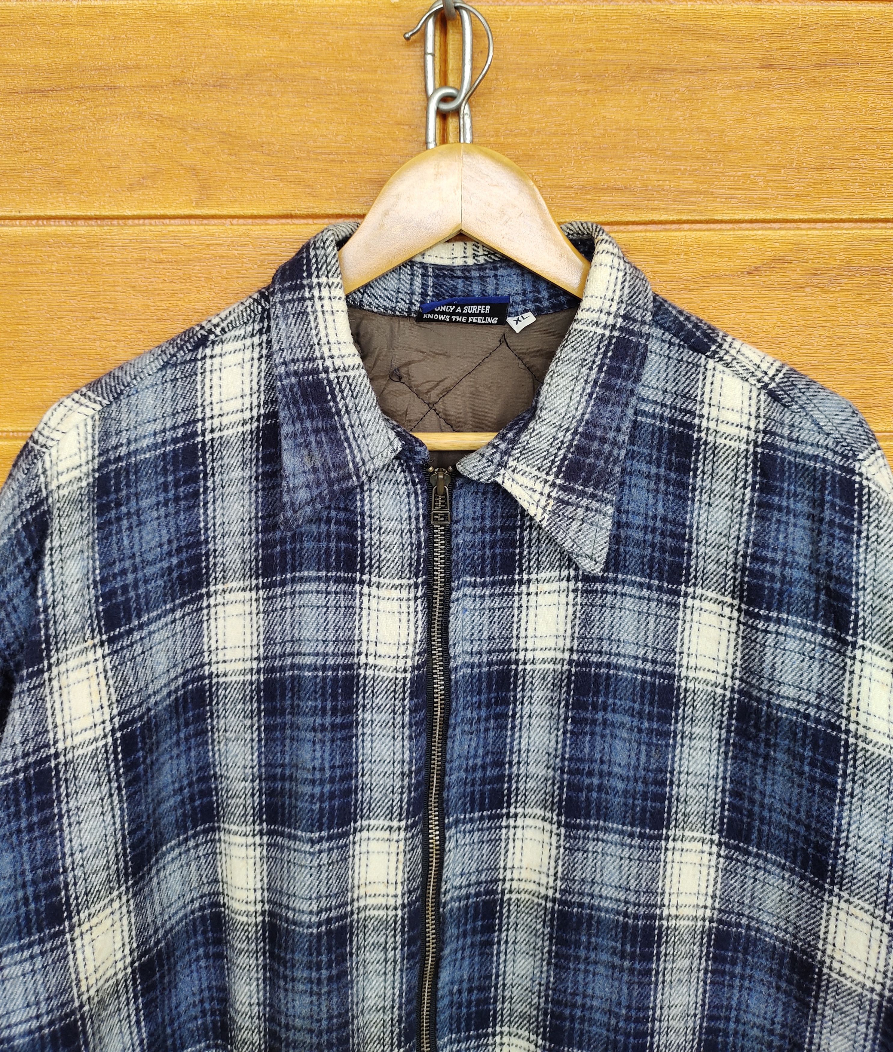 Billabong Vintage BILLABONG Checkered Plaid Quilted Work Shirt Size US XL / EU 56 / 4 - 2 Thumbnail