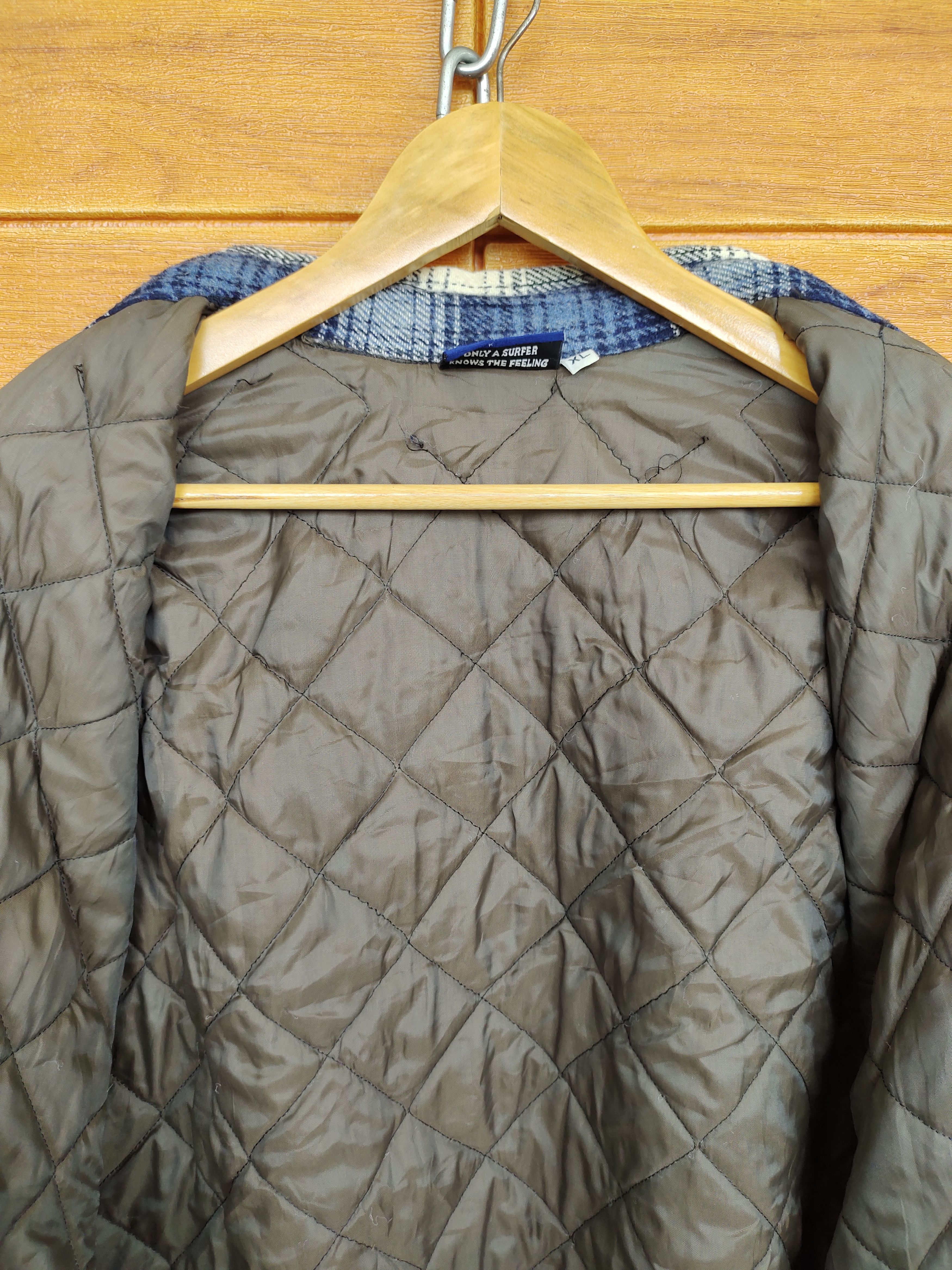 Billabong Vintage BILLABONG Checkered Plaid Quilted Work Shirt Size US XL / EU 56 / 4 - 13 Thumbnail