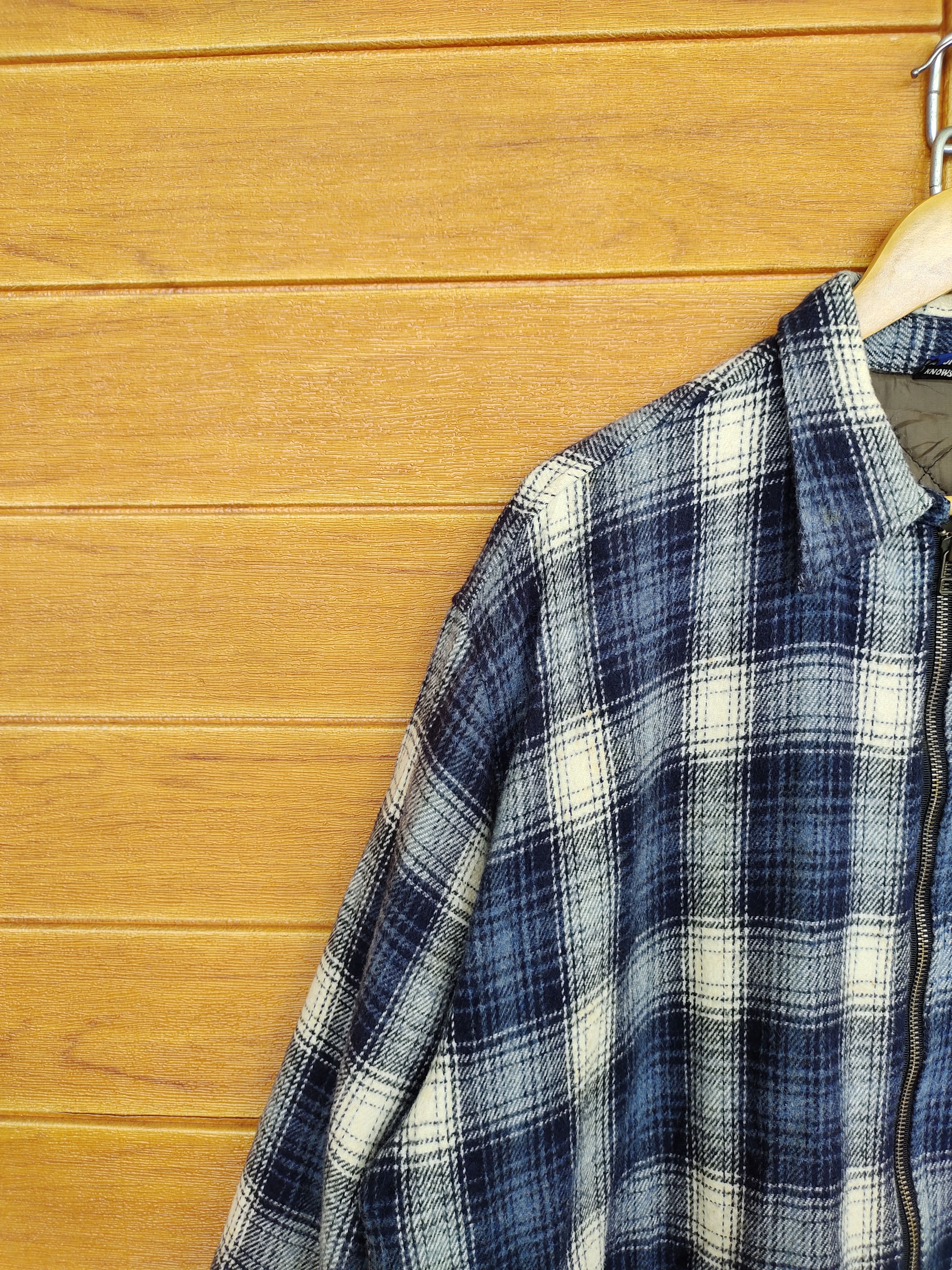 Billabong Vintage BILLABONG Checkered Plaid Quilted Work Shirt Size US XL / EU 56 / 4 - 3 Thumbnail