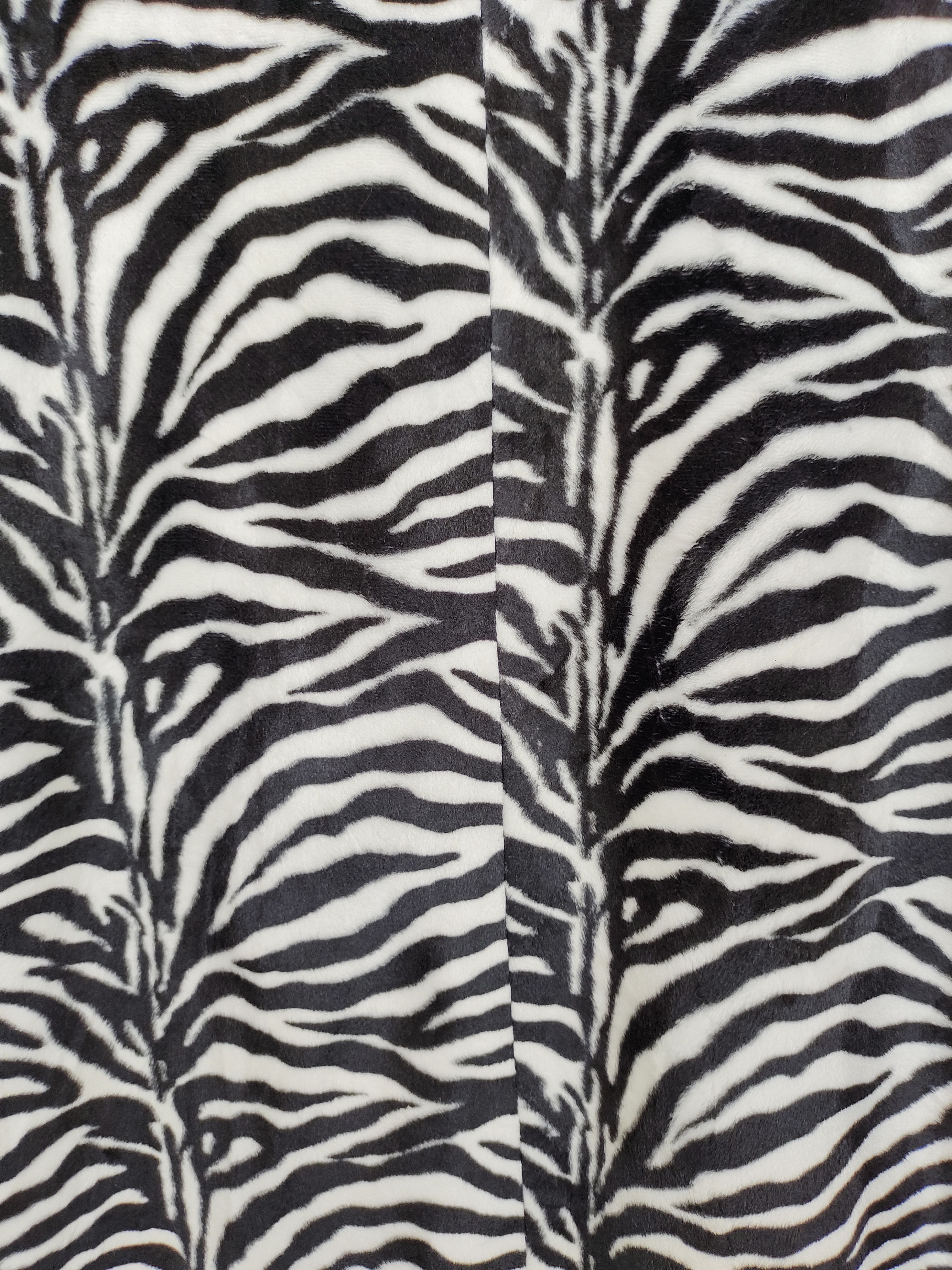 BERNINGS SHO Japanese Brand BERNING SHO Zebra Printed Velvet Jacket Size US L / EU 52-54 / 3 - 10 Thumbnail
