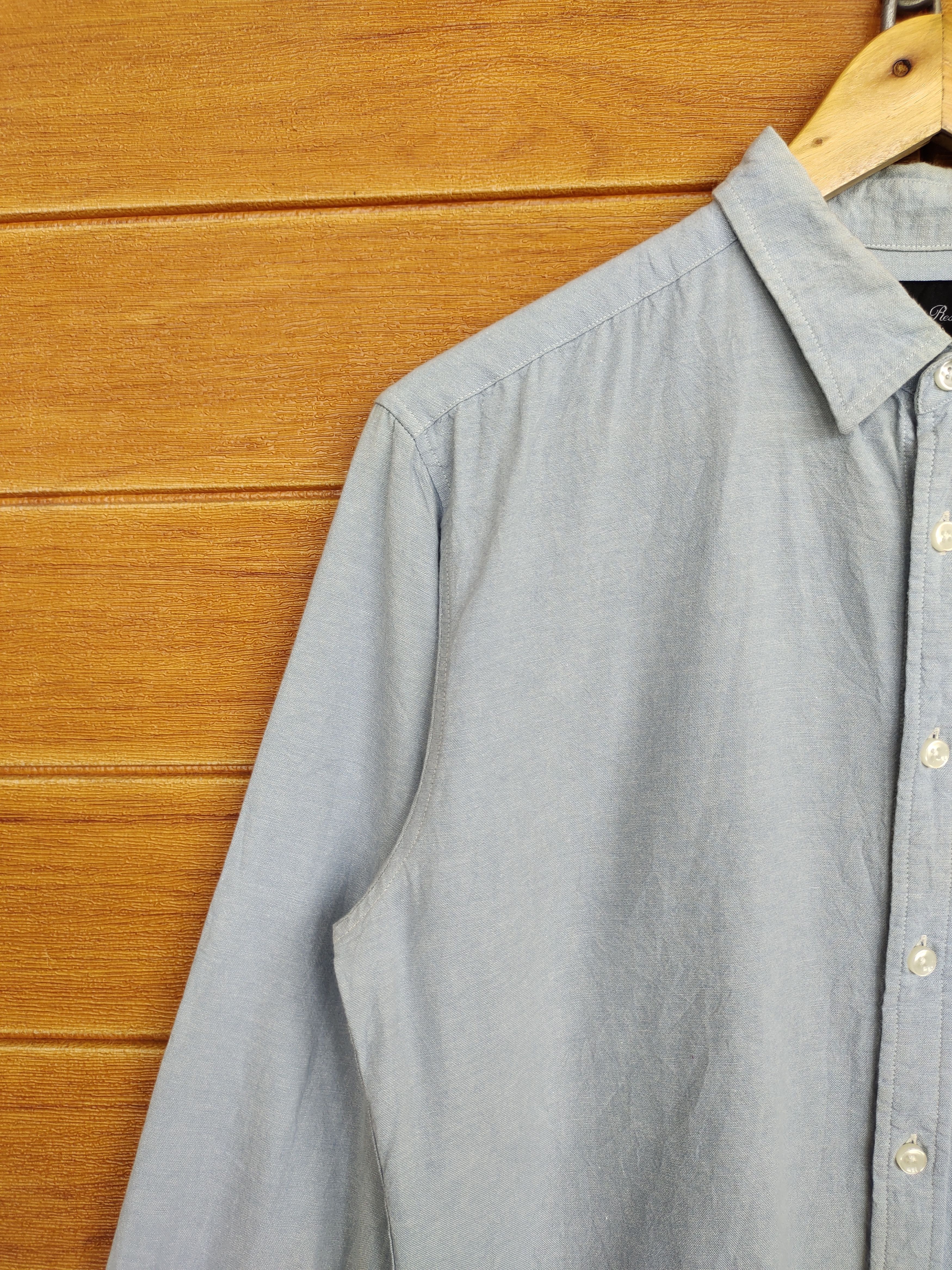 Hysteric Glamour × Undercover Urban RESEARCH Paisley Pocket Button Up Chambray Shirt Size US M / EU 48-50 / 2 - 5 Thumbnail