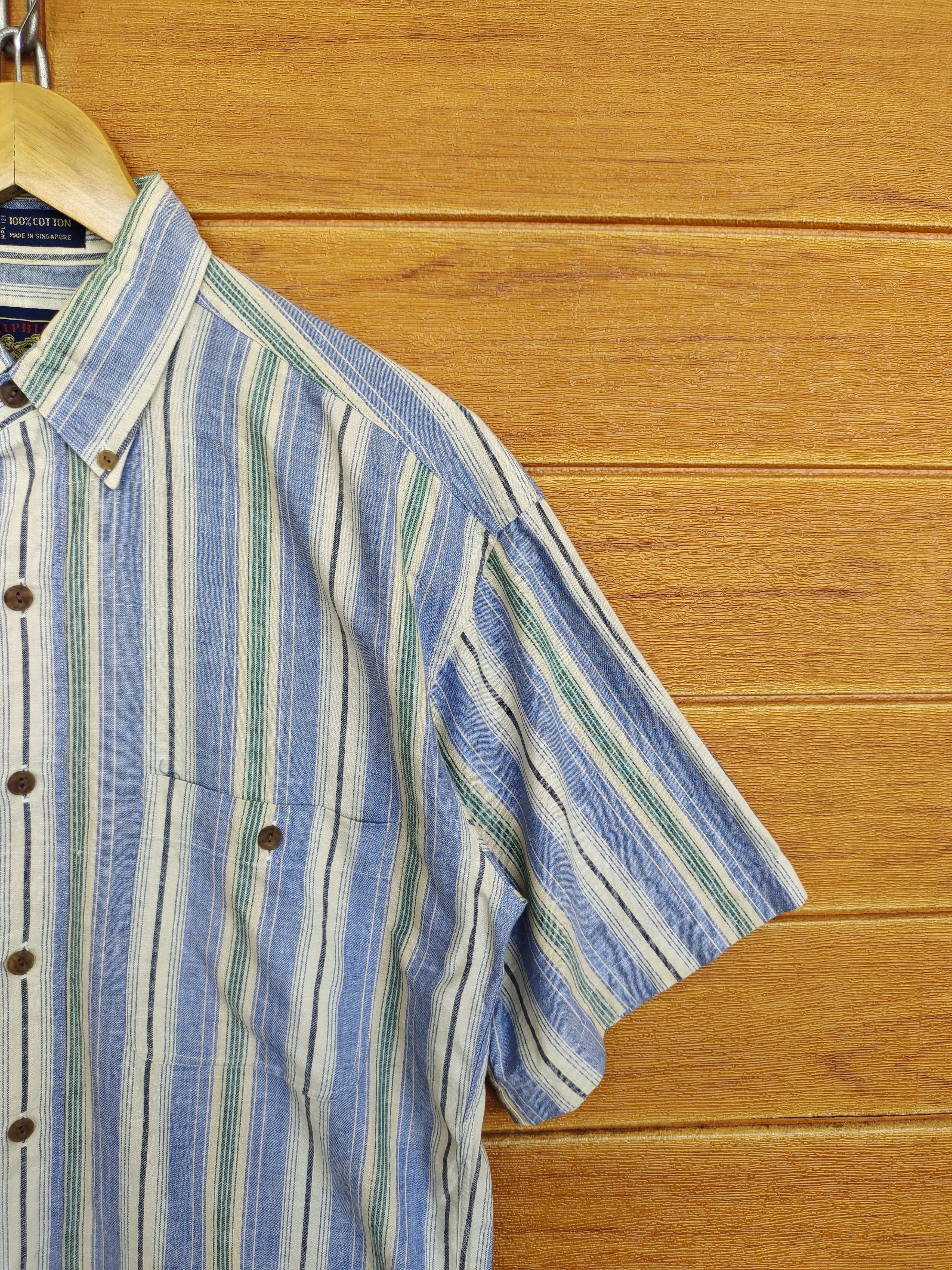Ralph Lauren Vintage 90s CHAPS RALPH LAUREN Striped Button Down Shirt Size US S / EU 44-46 / 1 - 3 Thumbnail