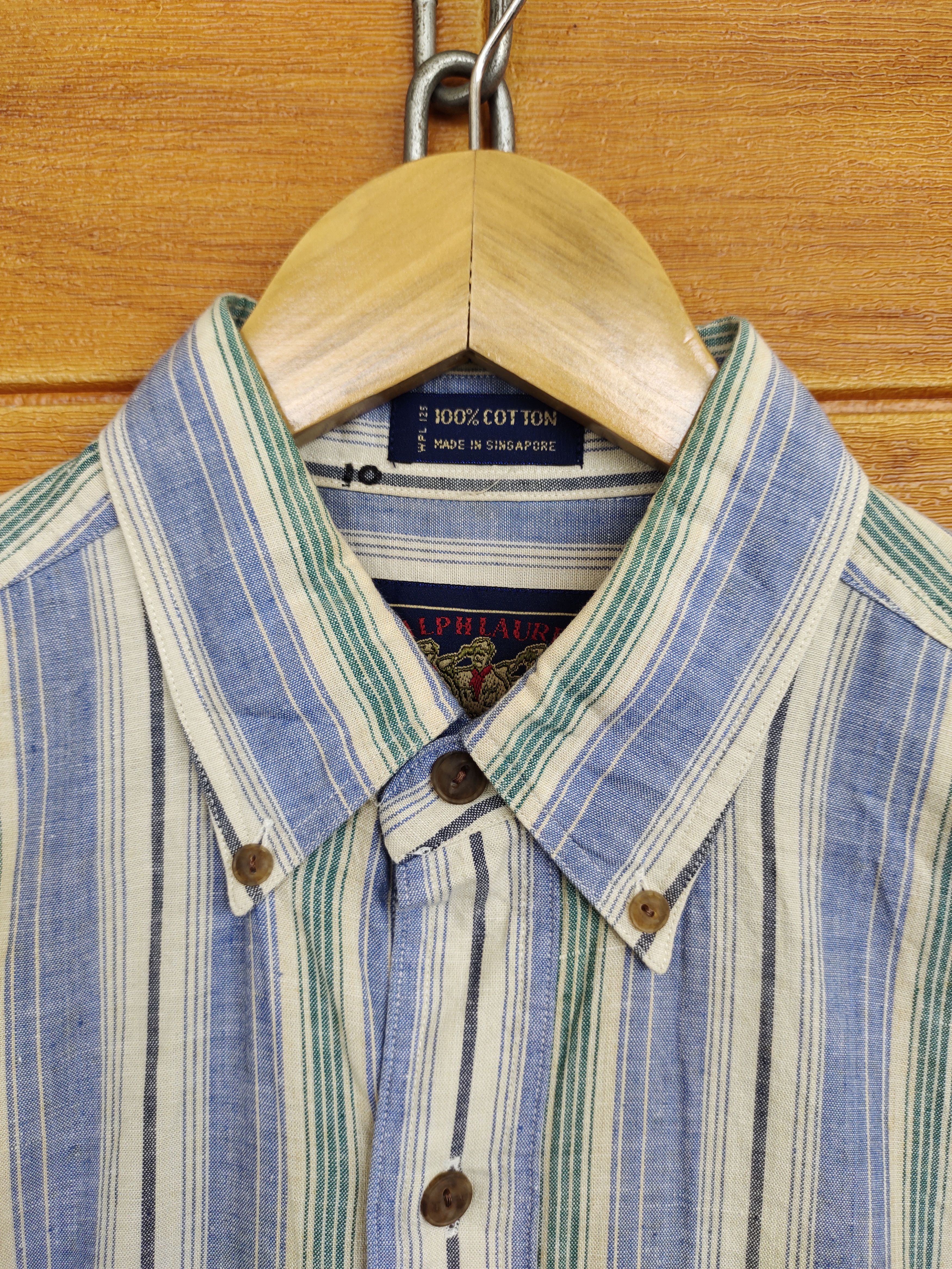 Ralph Lauren Vintage 90s CHAPS RALPH LAUREN Striped Button Down Shirt Size US S / EU 44-46 / 1 - 2 Thumbnail